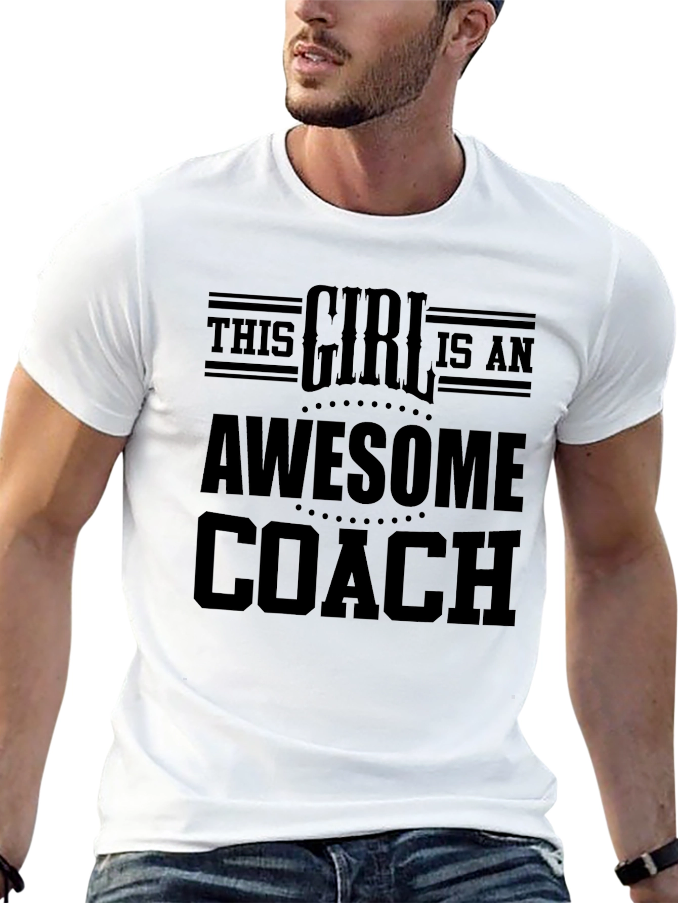 Black Awesome Coach T-Shirt view 13