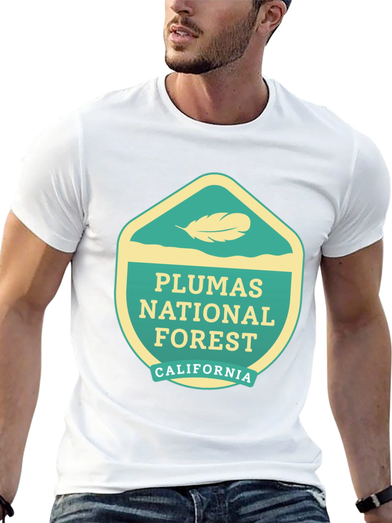 Black Plumas National Forest Graphic Tee - Black view 13