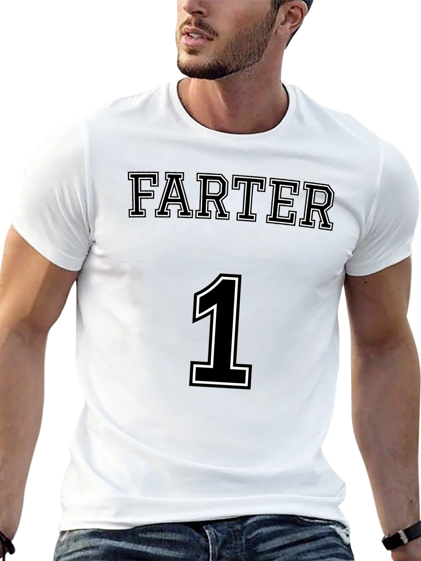 Black Farter 1 T-Shirt - Novelty Humor Tee view 13