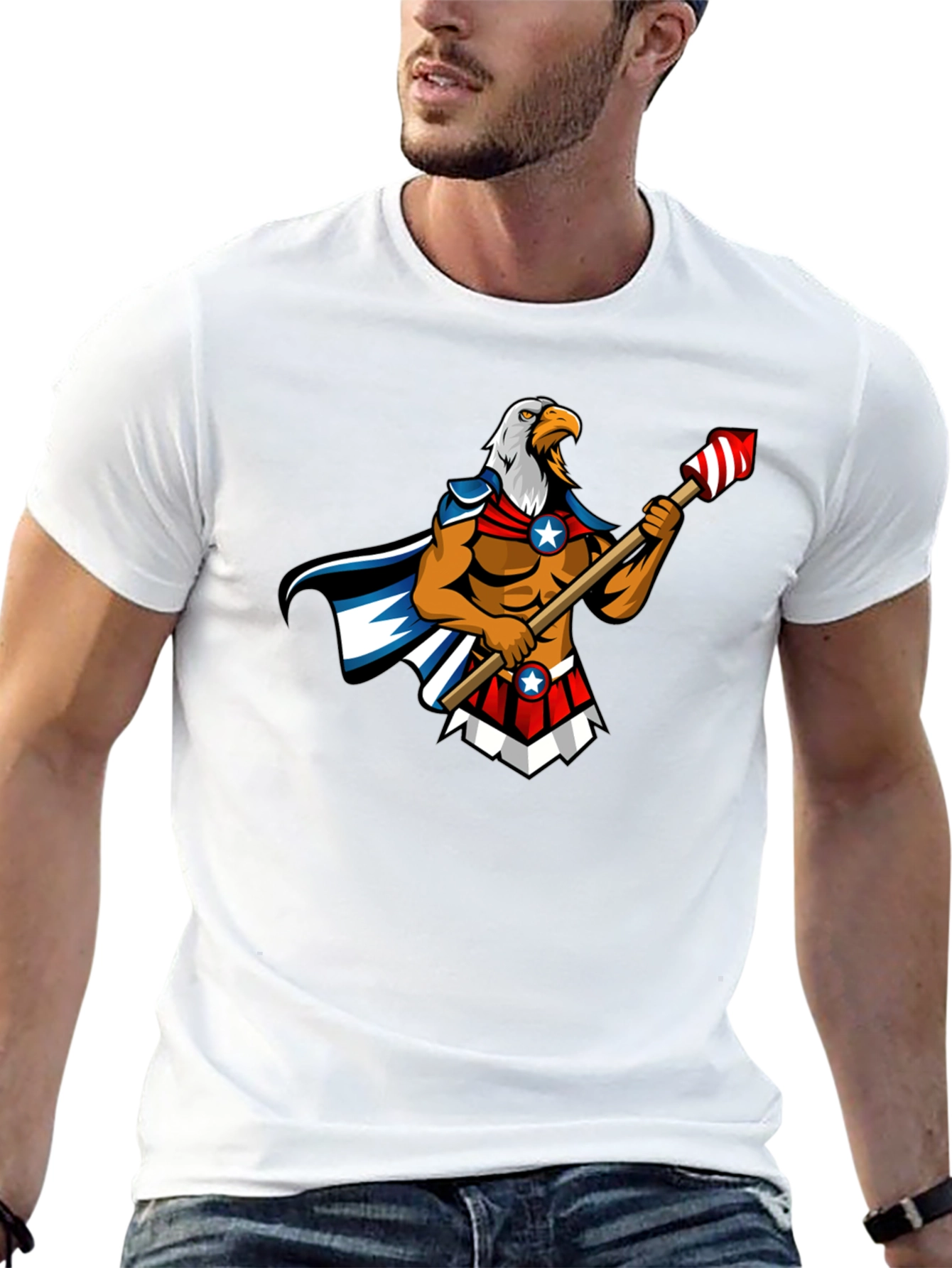 Black Patriotic Eagle T-Shirt - USA Pride view 13