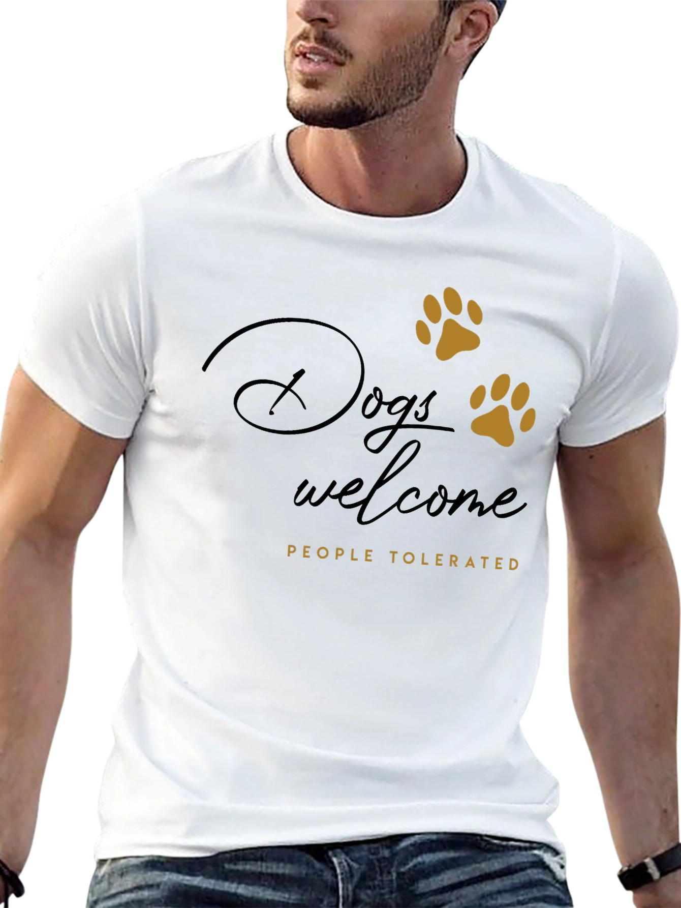 Black Dogs Welcome Tee - Funny Dog Lover Shirt view 13