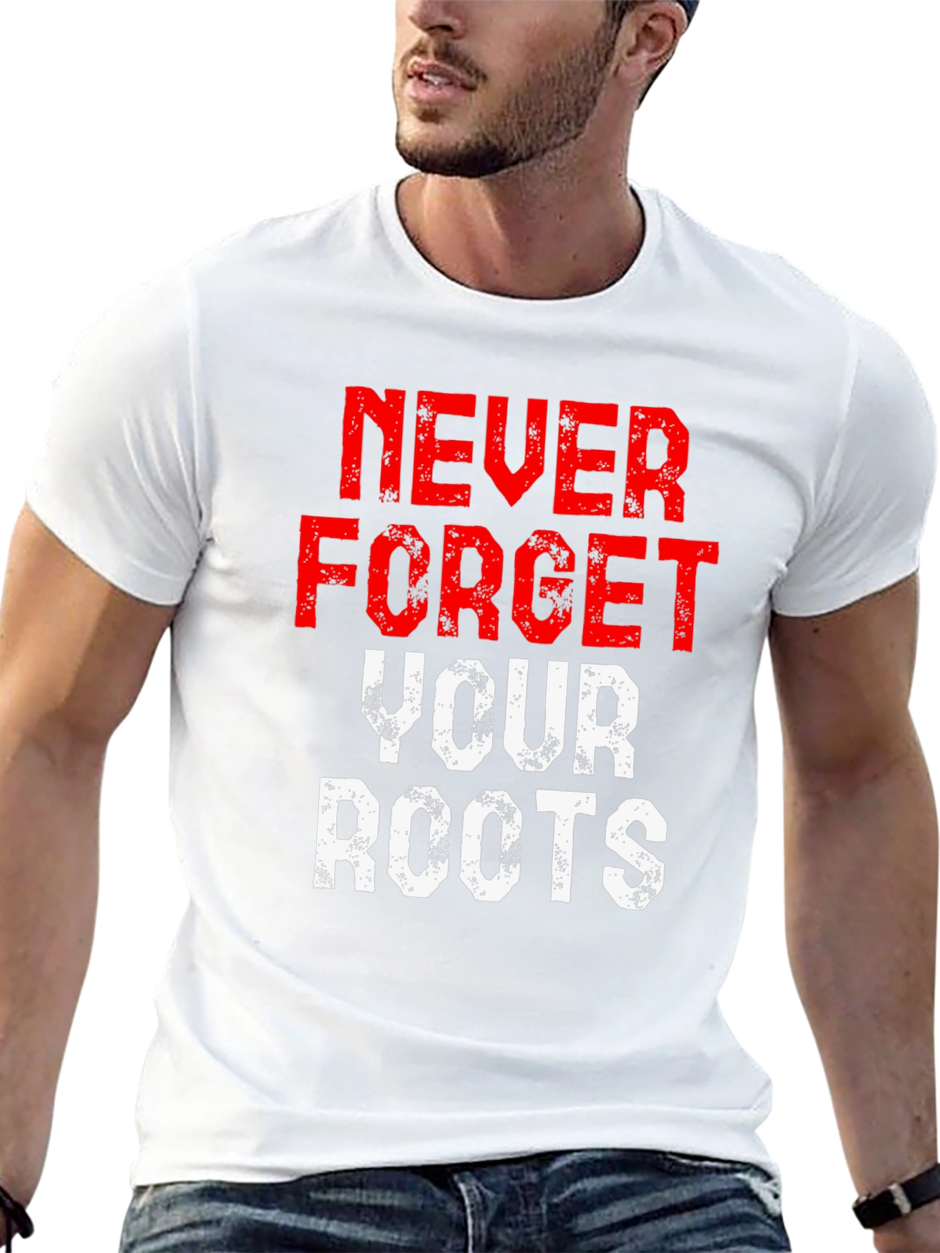 Black Never Forget Your Roots Graphic T-Shirt view 13