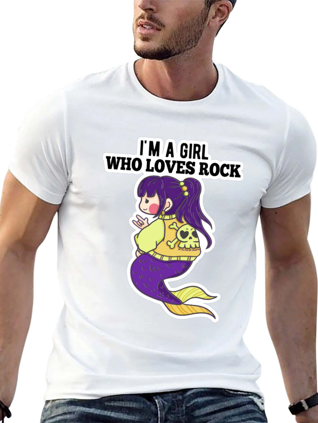 Black Rock Mermaid Graphic T-Shirt view 13