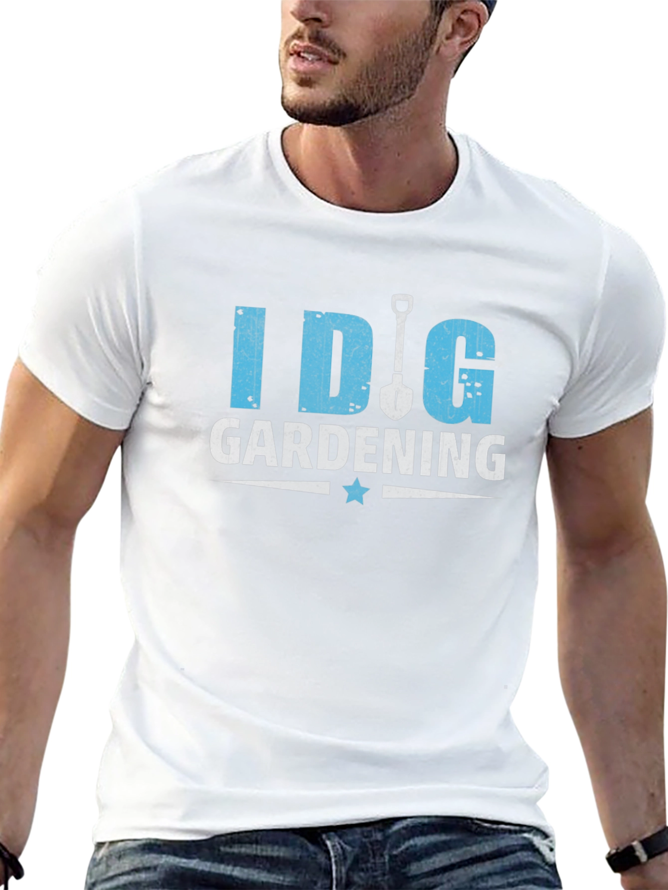 Black I Dig Gardening T-Shirt - Funny Gardening Gift view 13