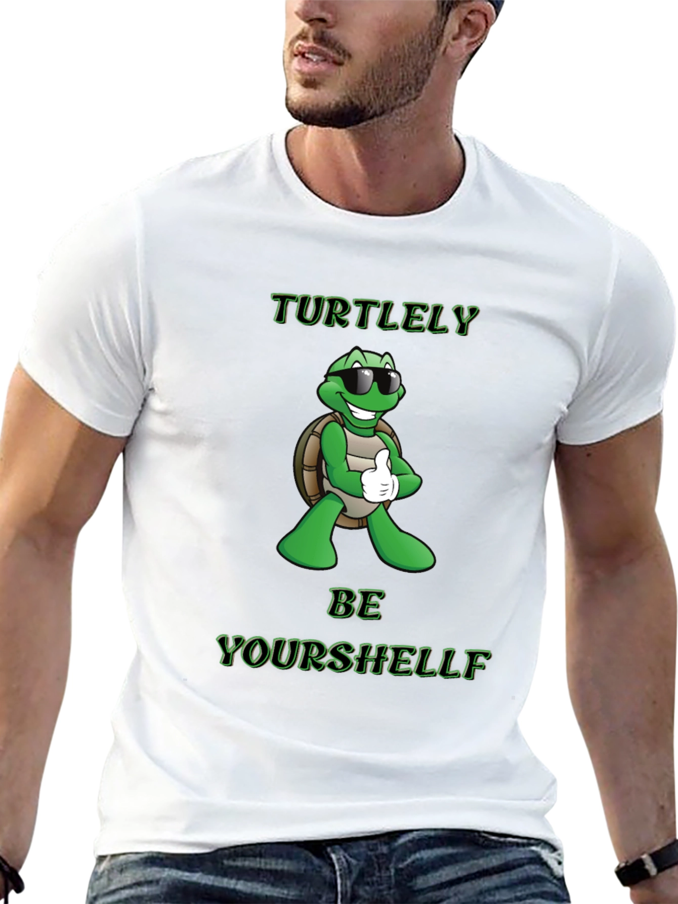 Black Turtley Be Yourshelff T-Shirt view 13