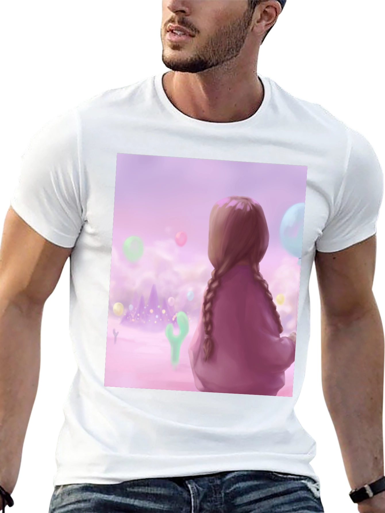 Black Pastel Dreams T-Shirt - Unique Graphic Tee view 13