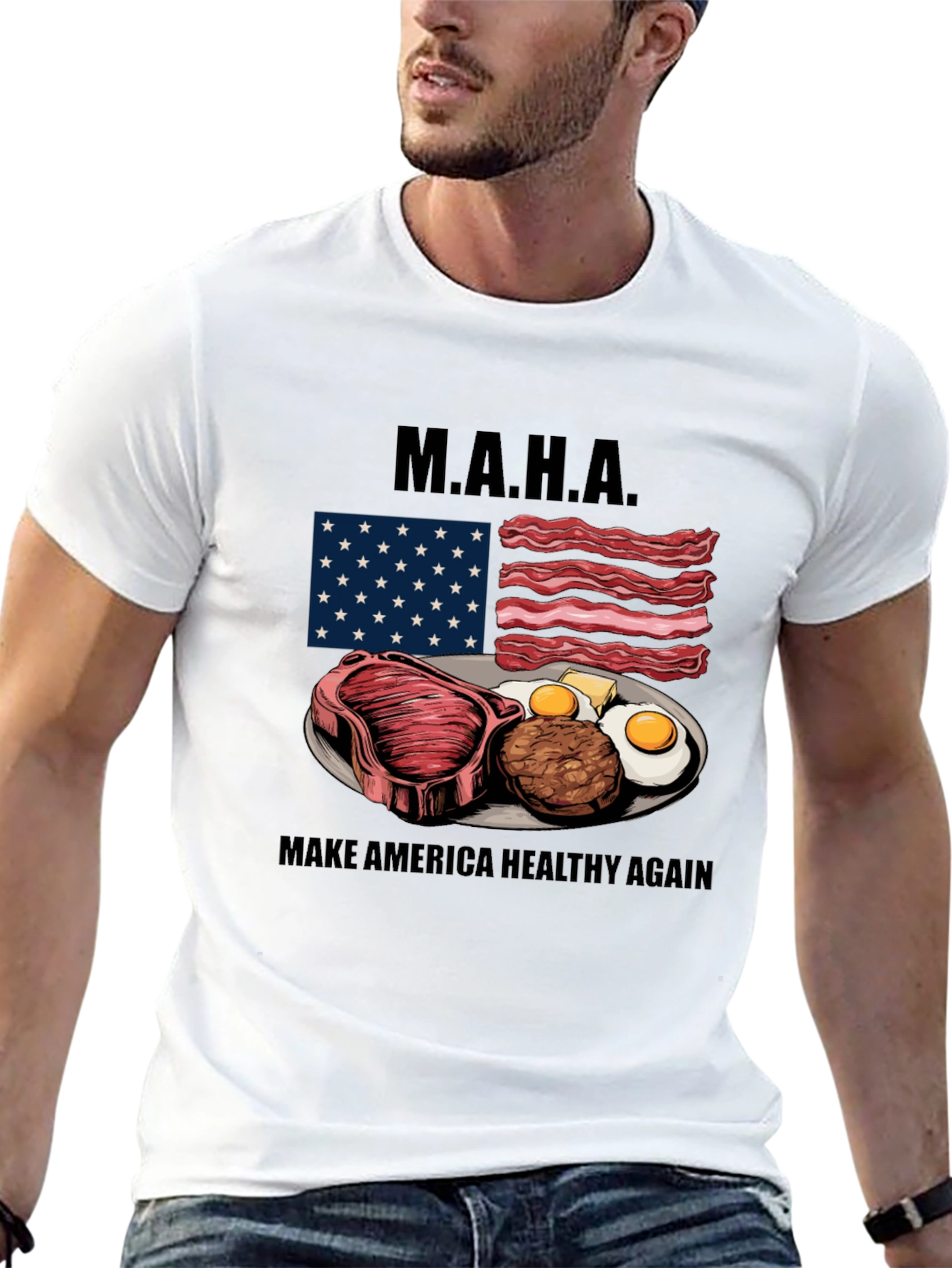 MAHA Make America Healthy Again Funny T-Shirt - 13
