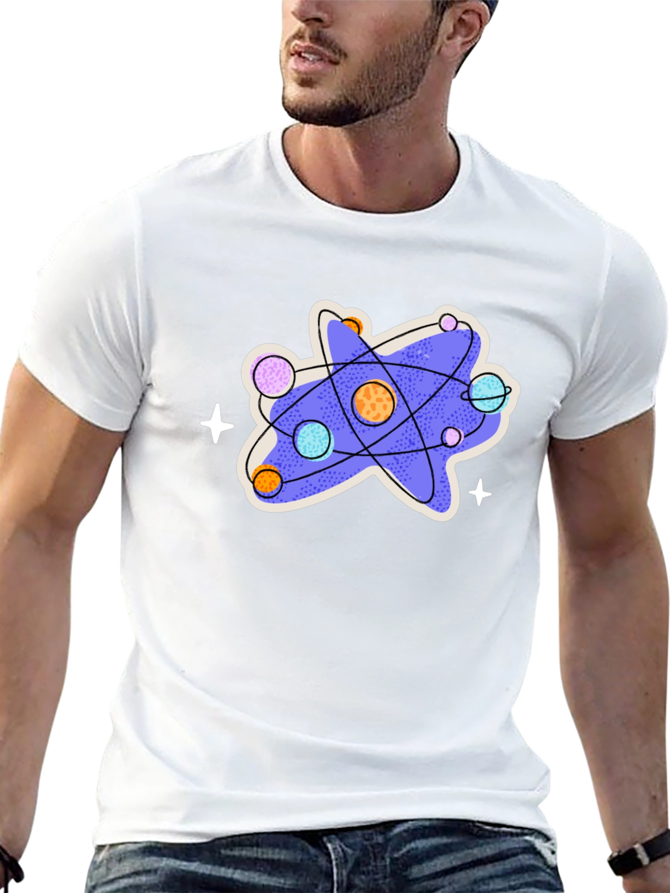 Black Science Atom Graphic T-Shirt view 13