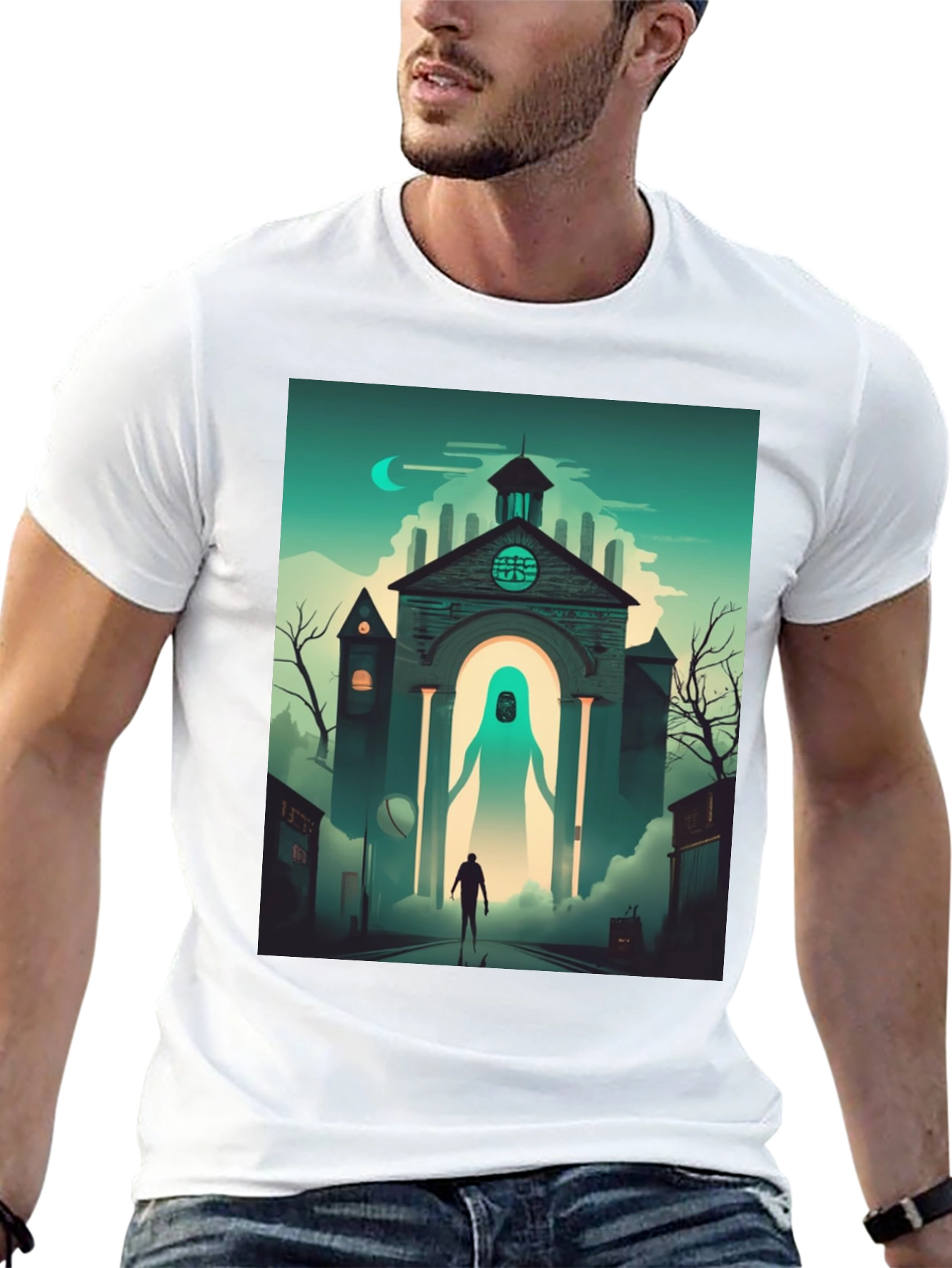 Black Mystic Encounter Graphic Tee - Urban Style view 13