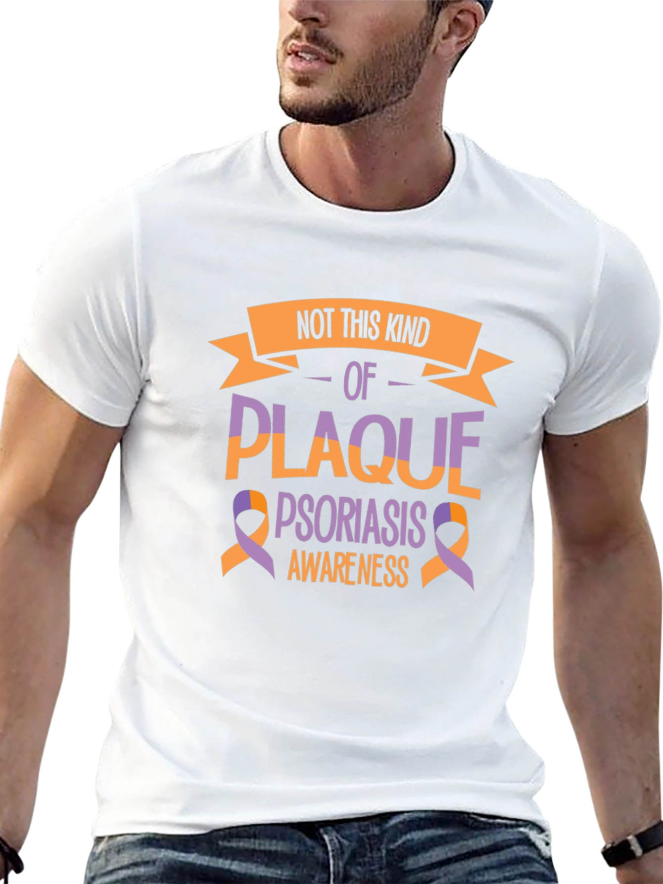 Plaque Psoriasis Awareness Graphic T-Shirt - 13
