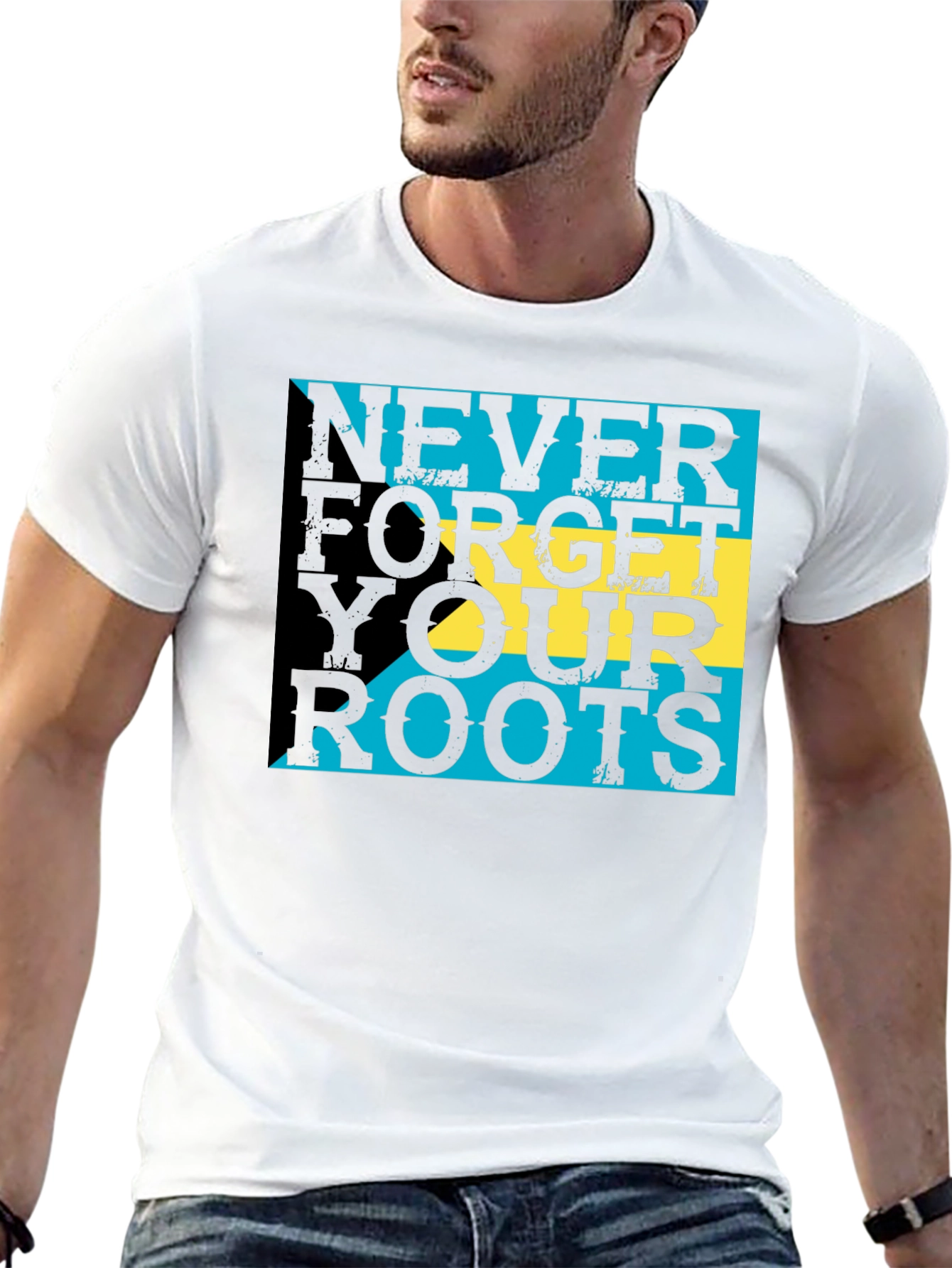 Bahamas Pride T-Shirt - Never Forget Your Roots - 13