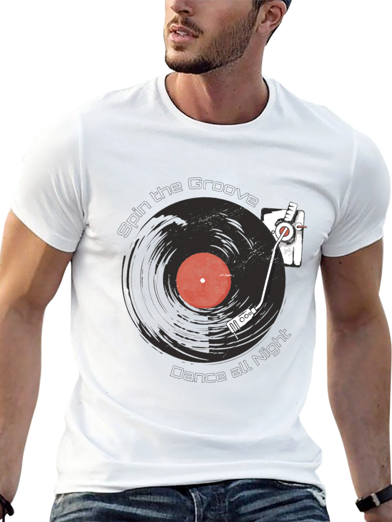 Black Spin the Groove Tee - Dance All Night! view 13