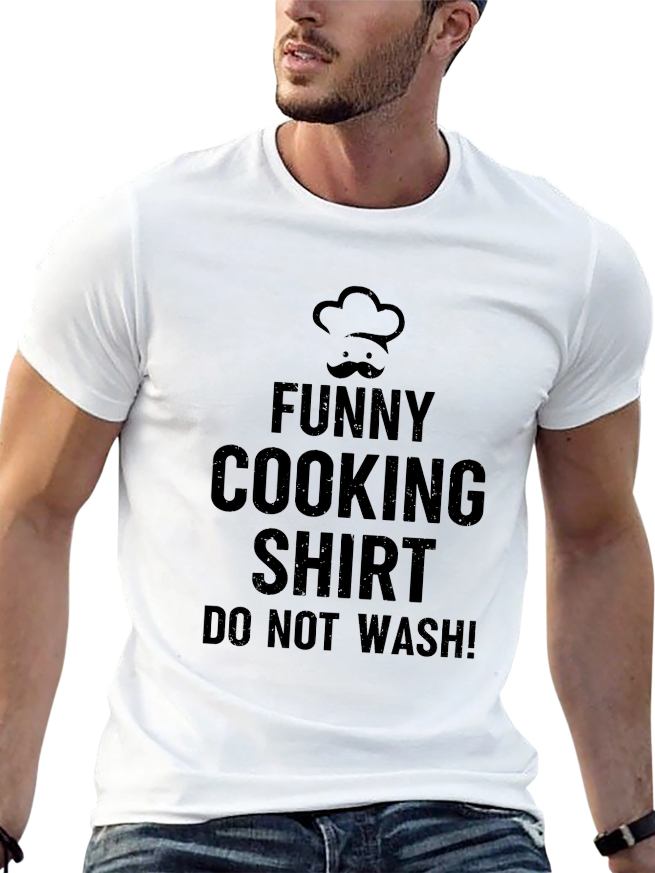 Black Funny Cooking Shirt - Do Not Wash Chef Tee view 13
