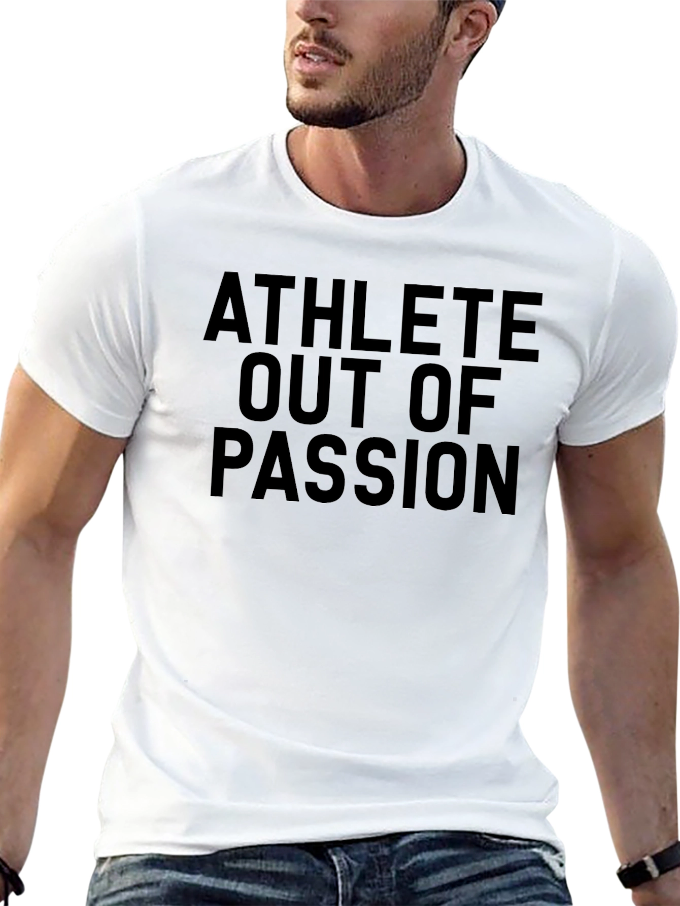 Black Athlete Out of Passion Graphic Tee view 13