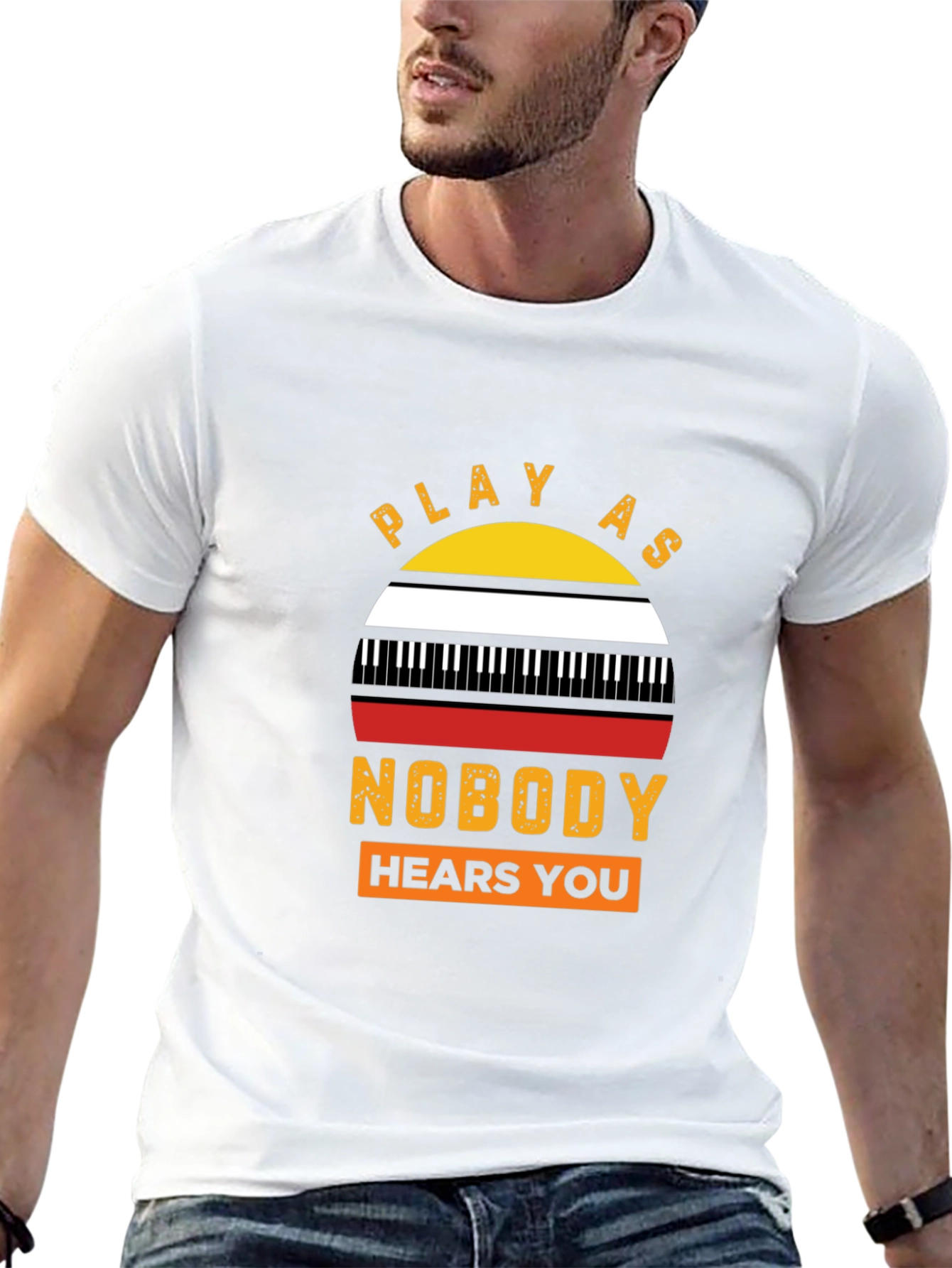 Play as Nobody Hears You Graphic T-Shirt - 13