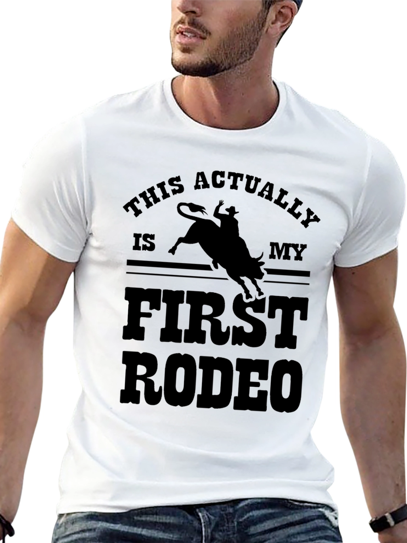 Black First Rodeo Graphic Tee - Black view 13