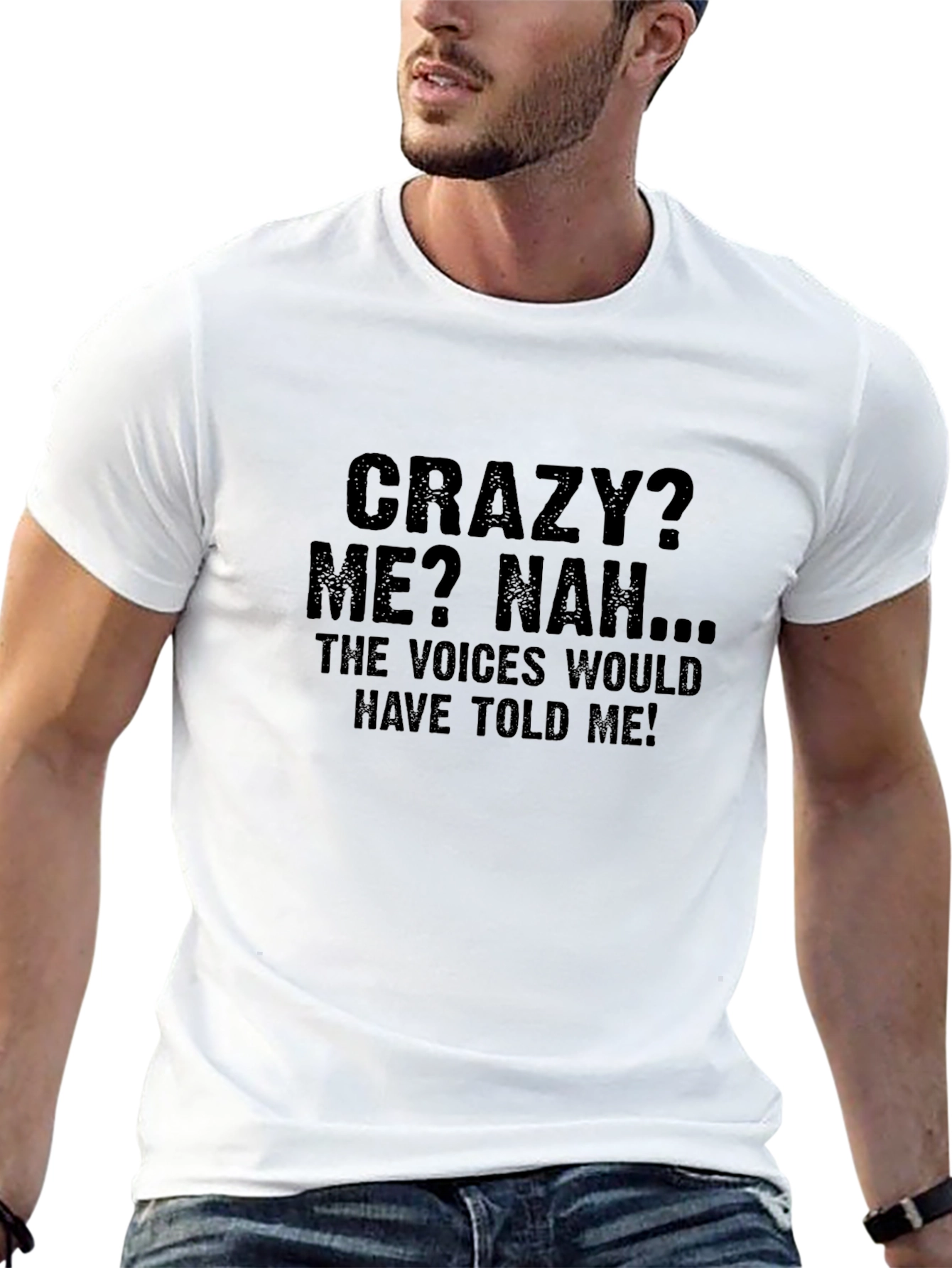 Black Funny Sarcastic Crazy Me T-Shirt view 13