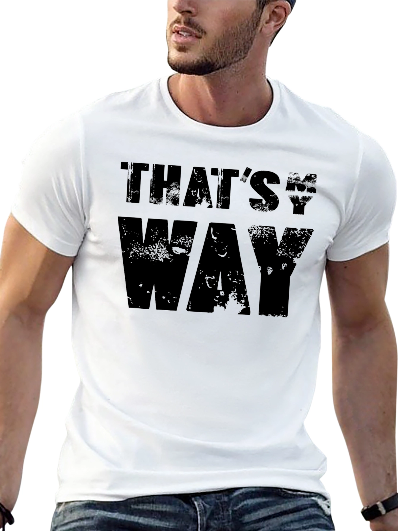 Black That's My Way Black Graphic Tee view 13