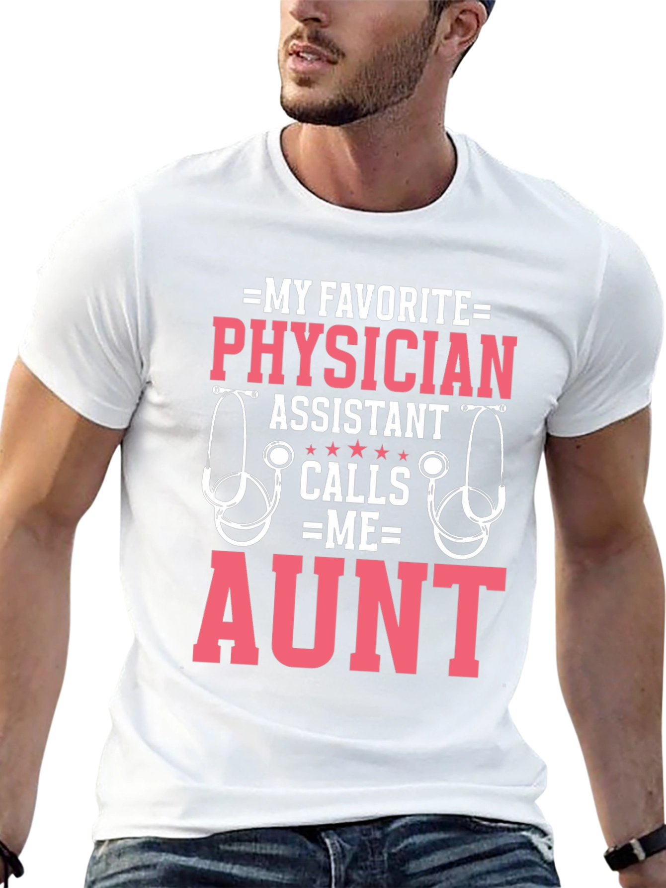 Black Physician Assistant Aunt T-Shirt view 13