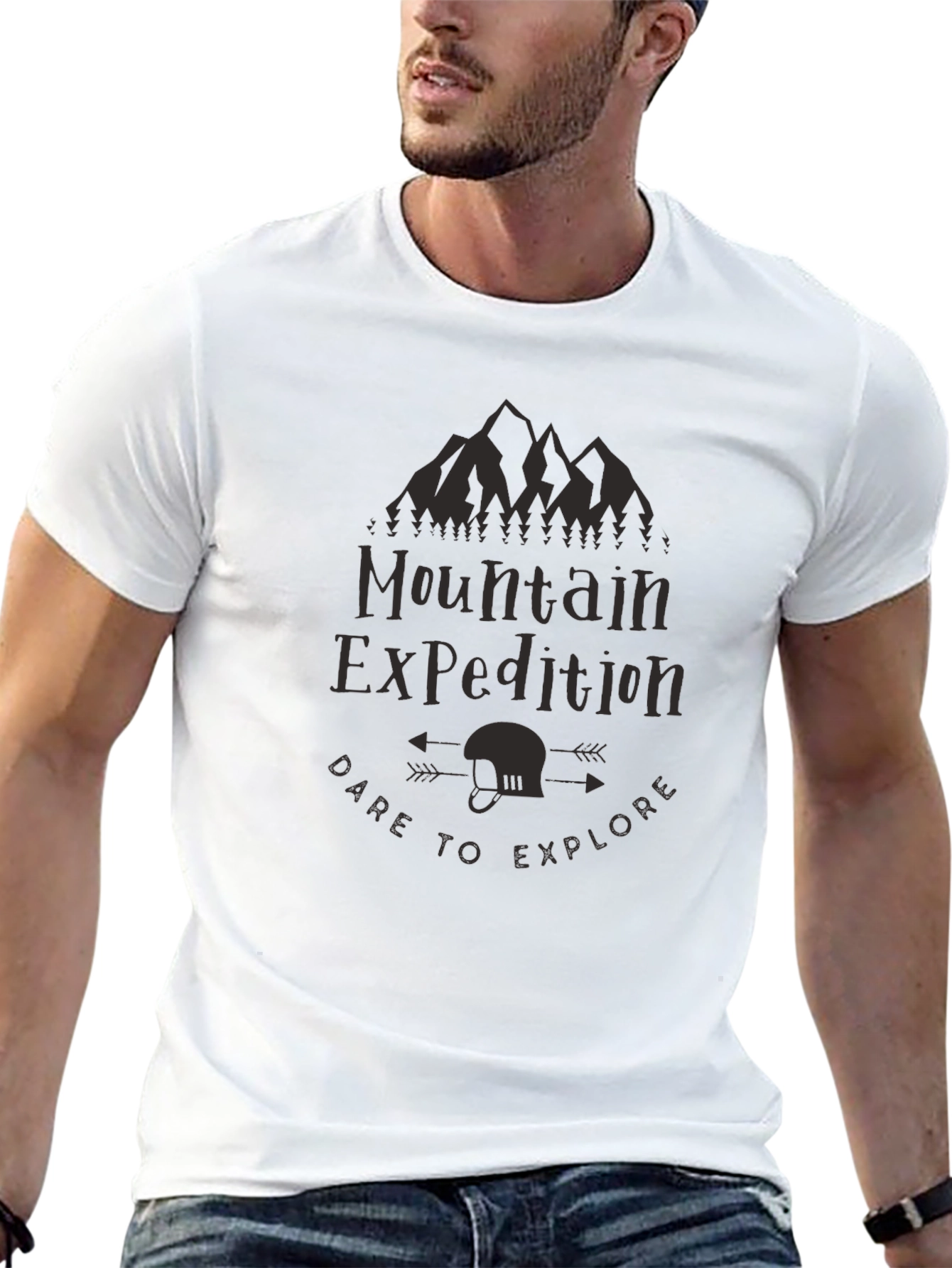 Black Mountain Expedition Graphic T-Shirt - Dare to Explore! view 13