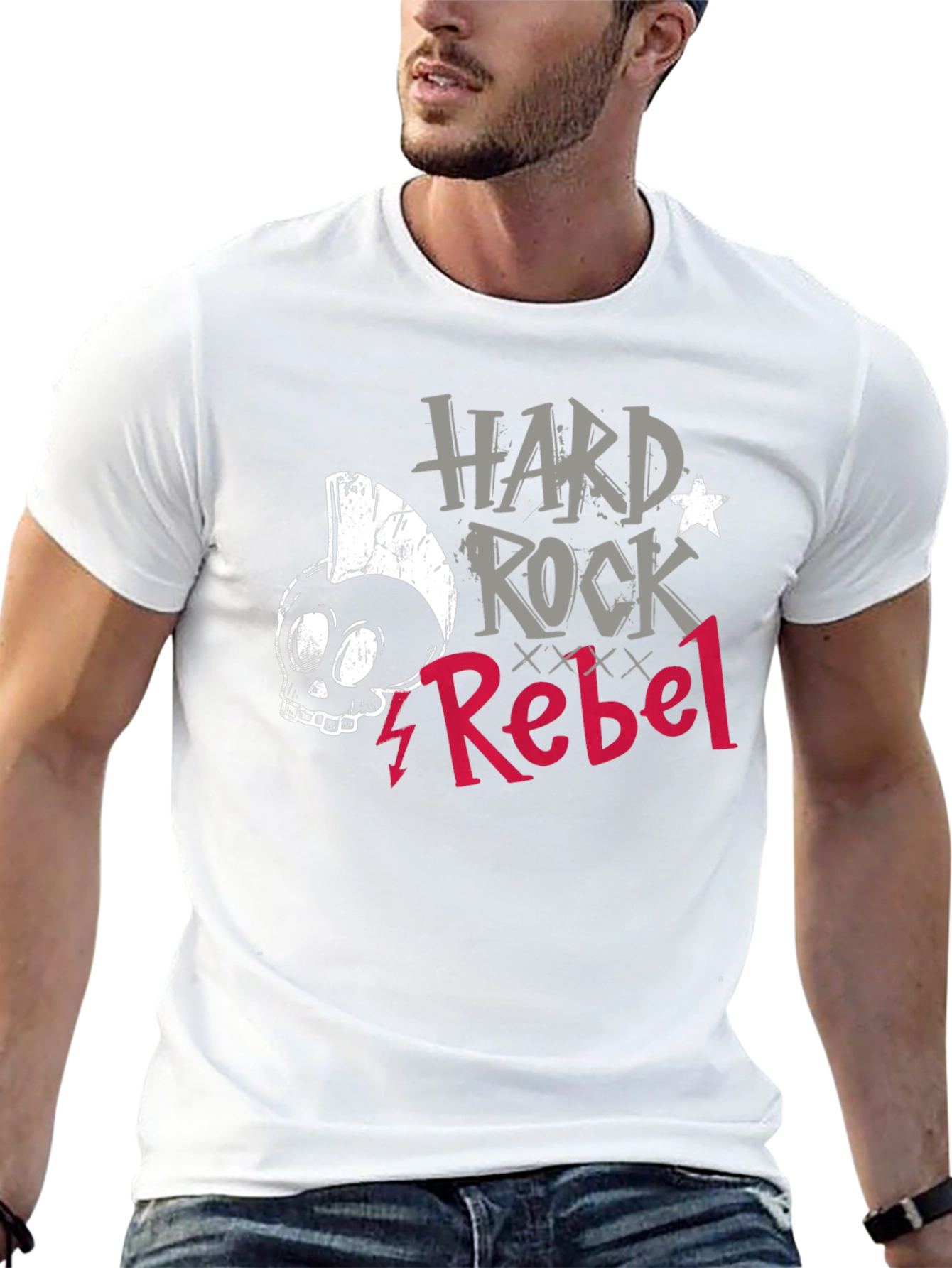 Black Hard Rock Rebel Graphic Black T-Shirt view 13