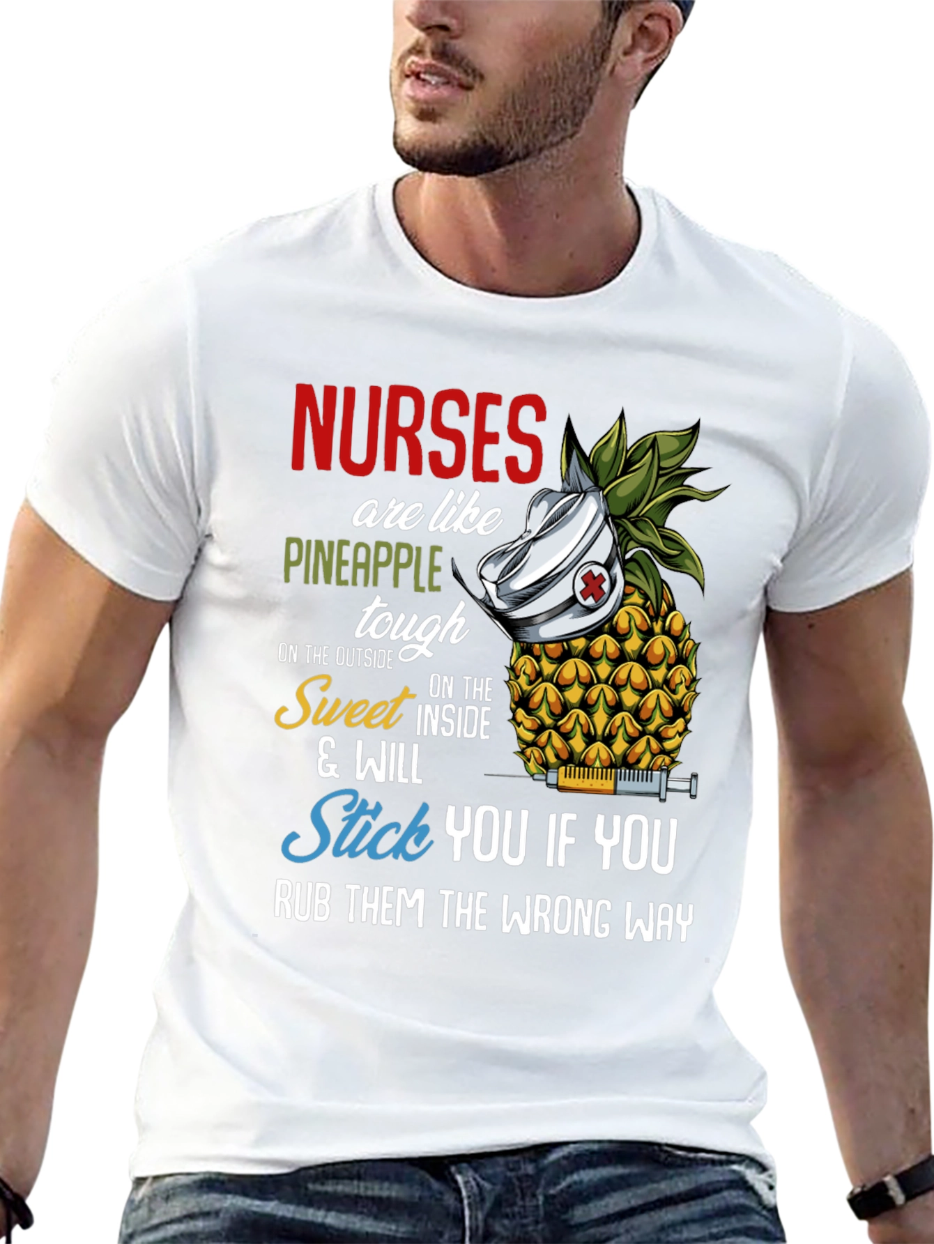 Black Nurses Are Like Pineapple Funny T-Shirt view 13
