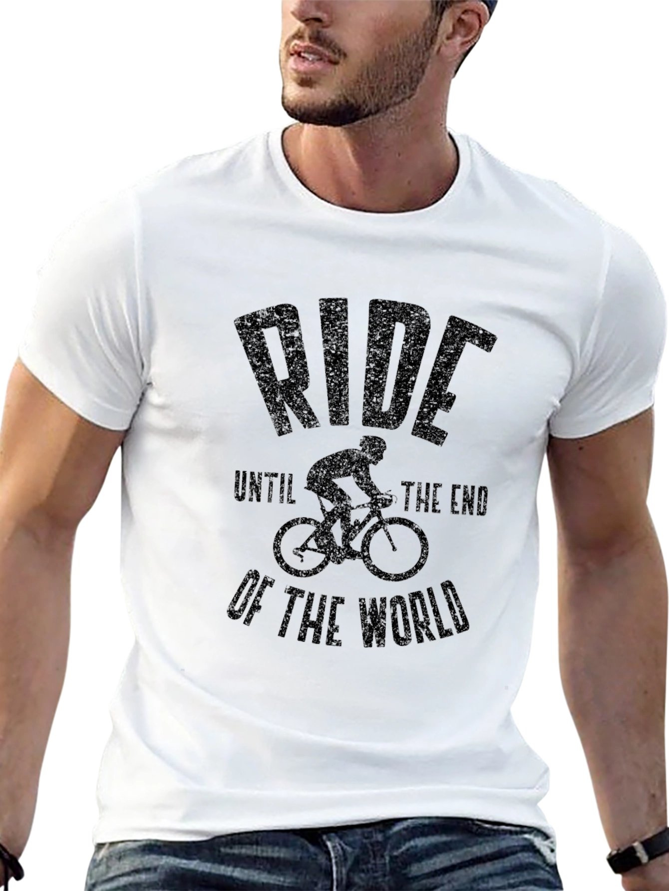 Black Ride to the End of the World Graphic Tee view 13