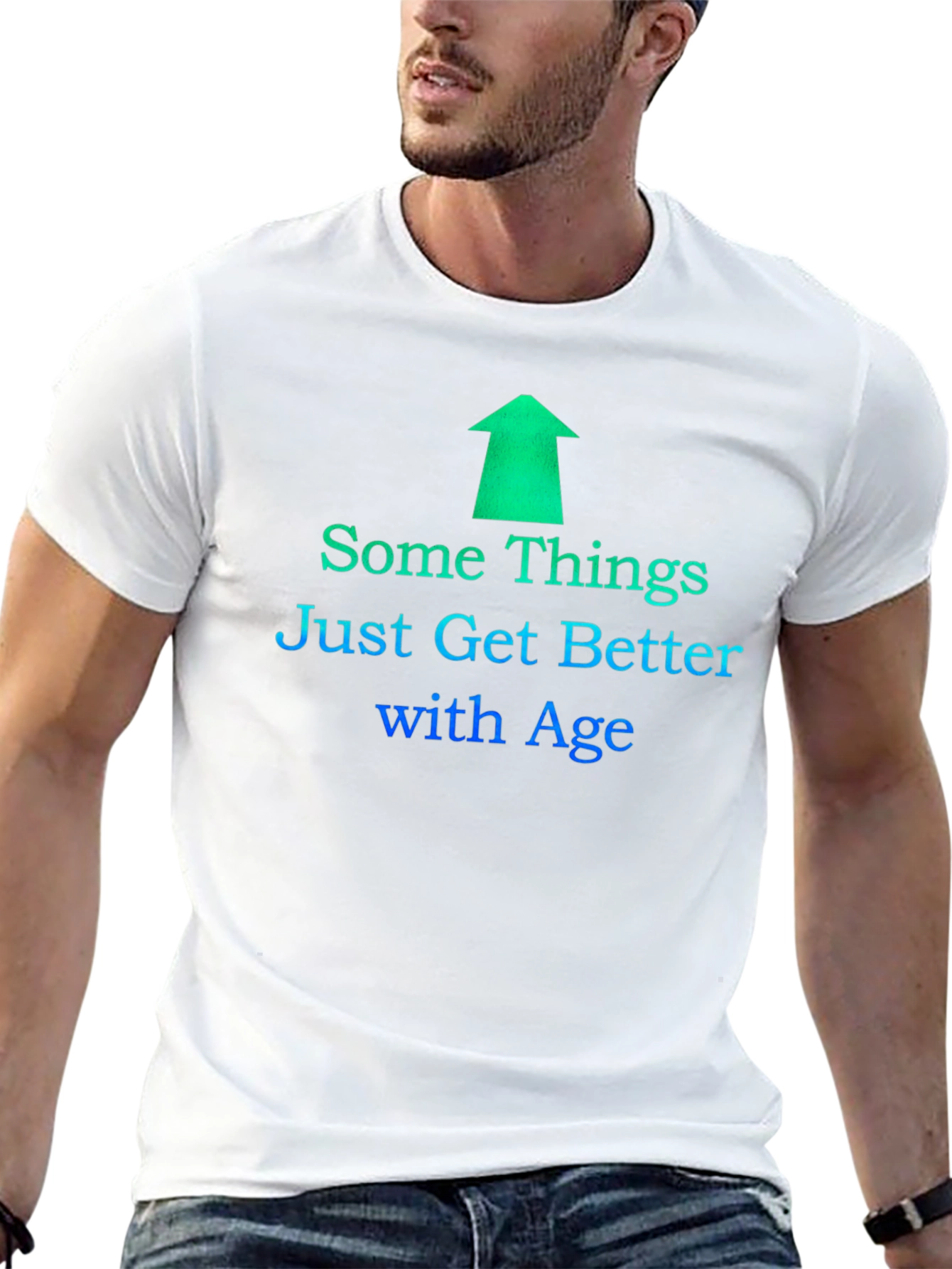 Black Some Things Just Get Better with Age T-Shirt view 13
