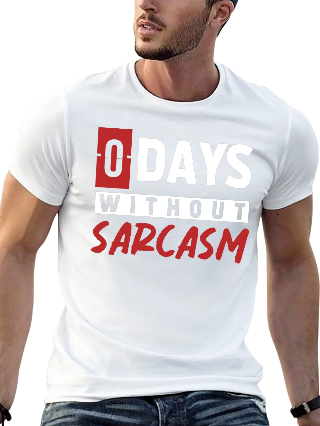 Black Sarcasm T-Shirt - Funny Daily Dose view 13