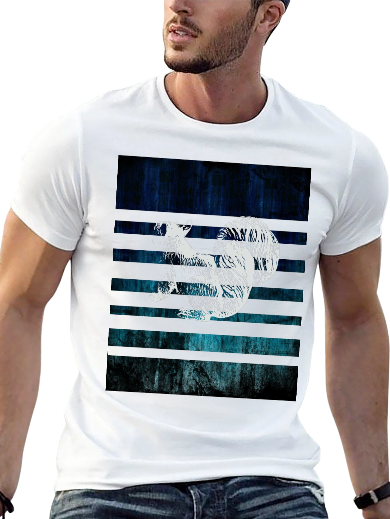 Black Squirrel Graphic Tee - Black Cotton Blend view 13