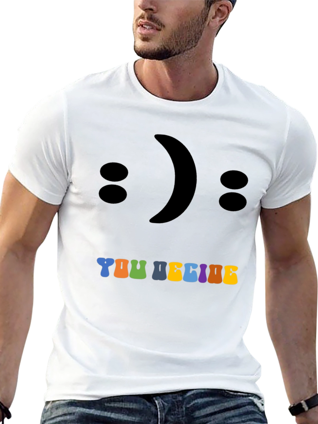 Black You Decide Graphic Tee view 13