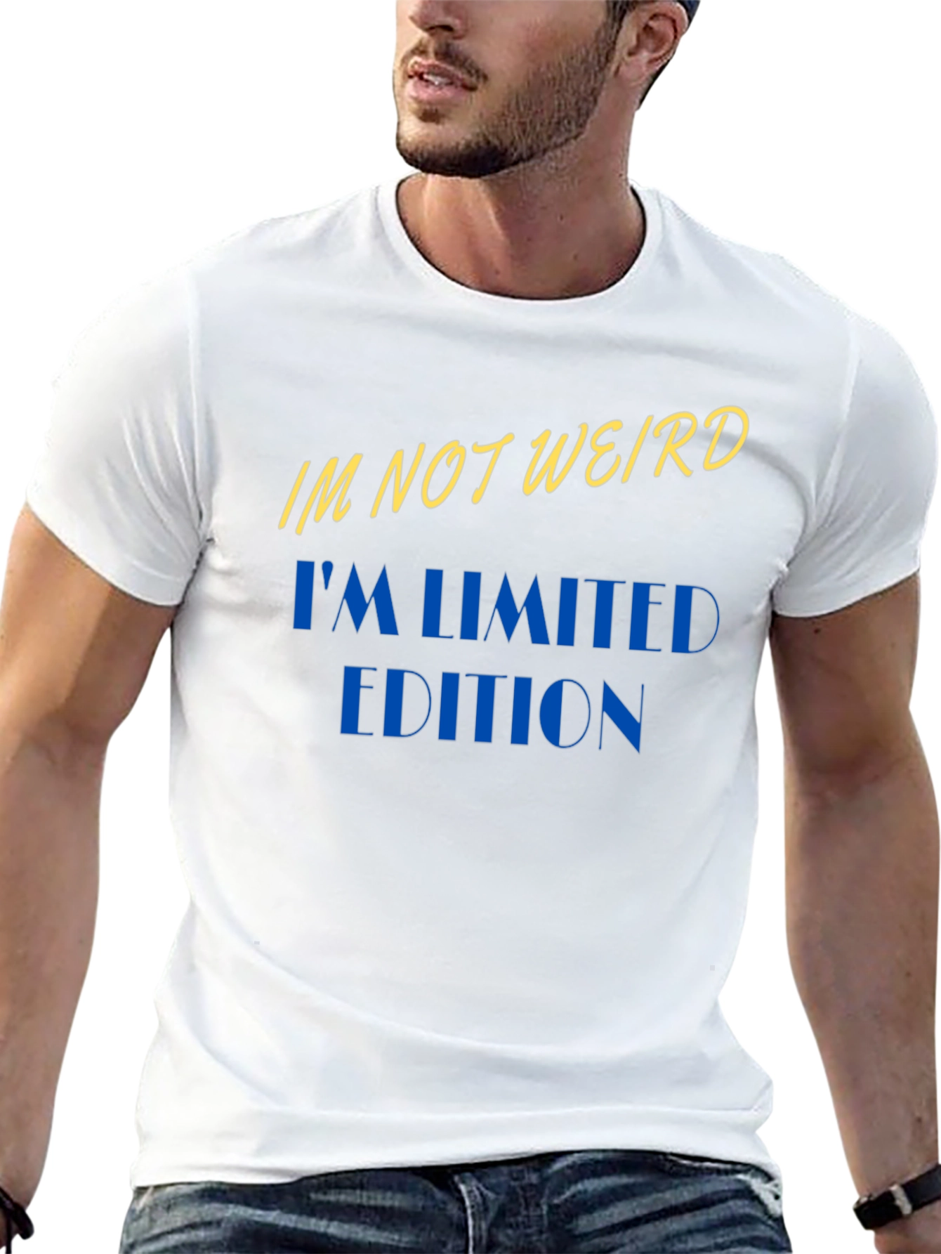 Black I'm Not Weird, I'm Limited Edition Black T-Shirt view 13