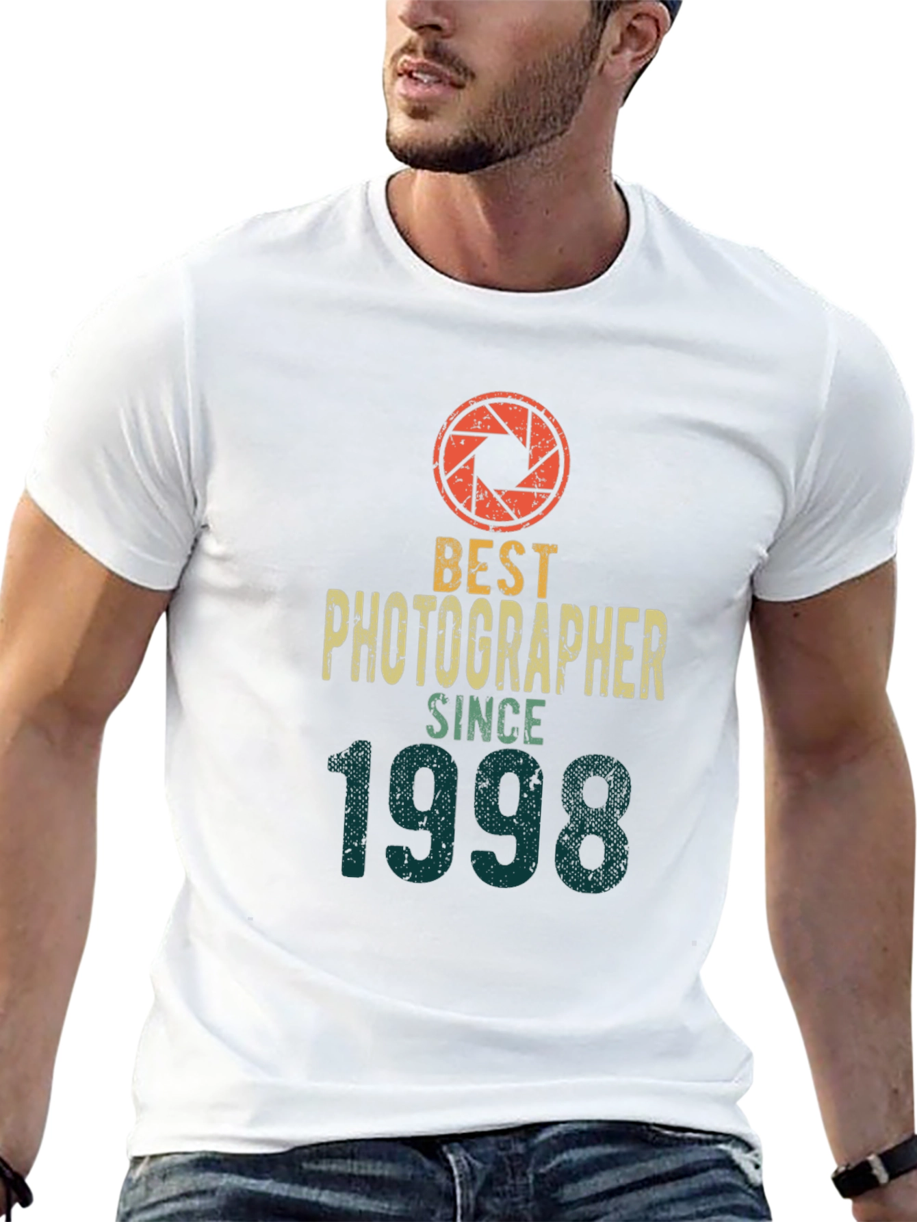 Black Best Photographer Since 1998 T-Shirt view 13