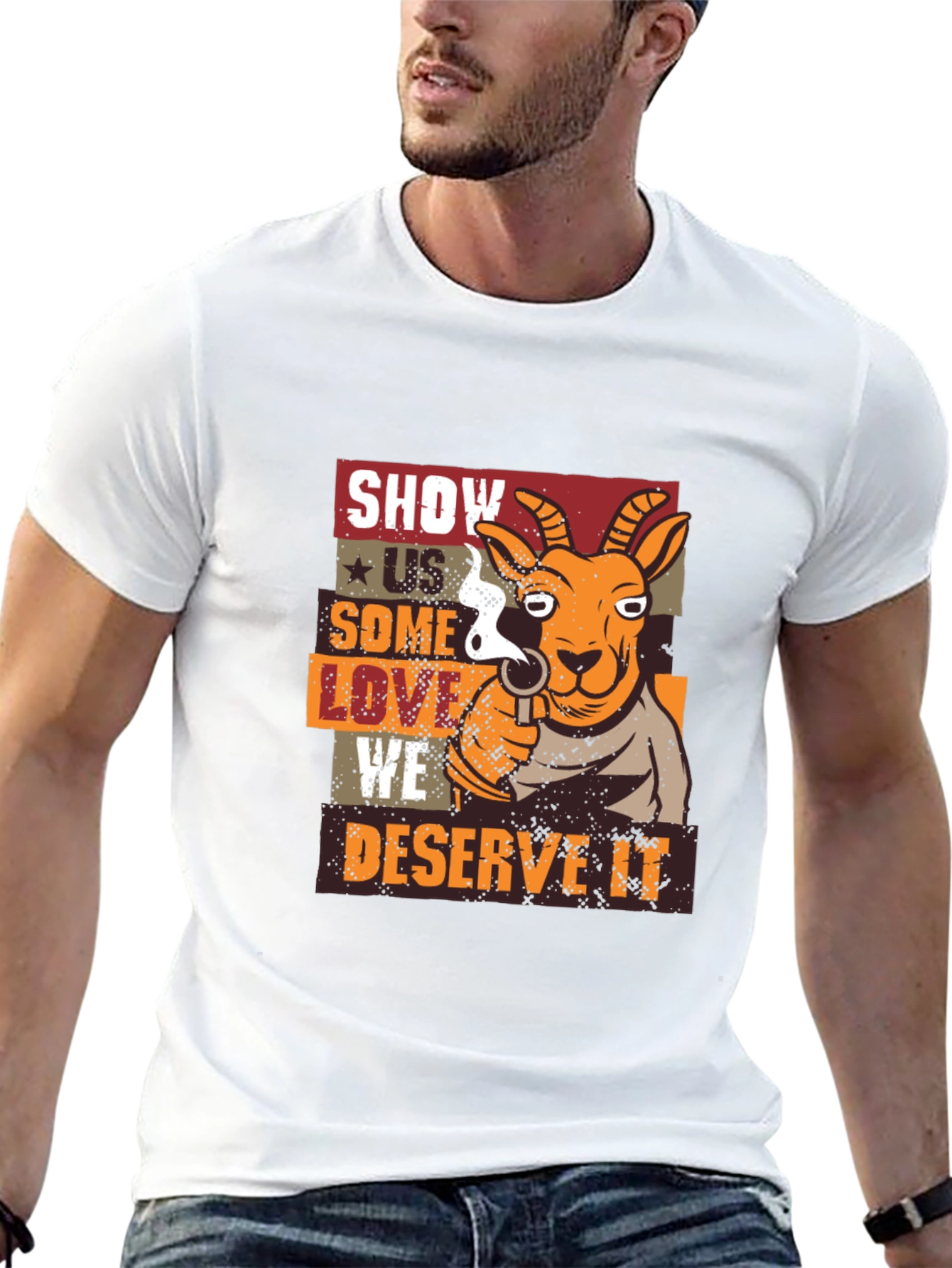 Black Show Us Some Love Graphic Tee view 13