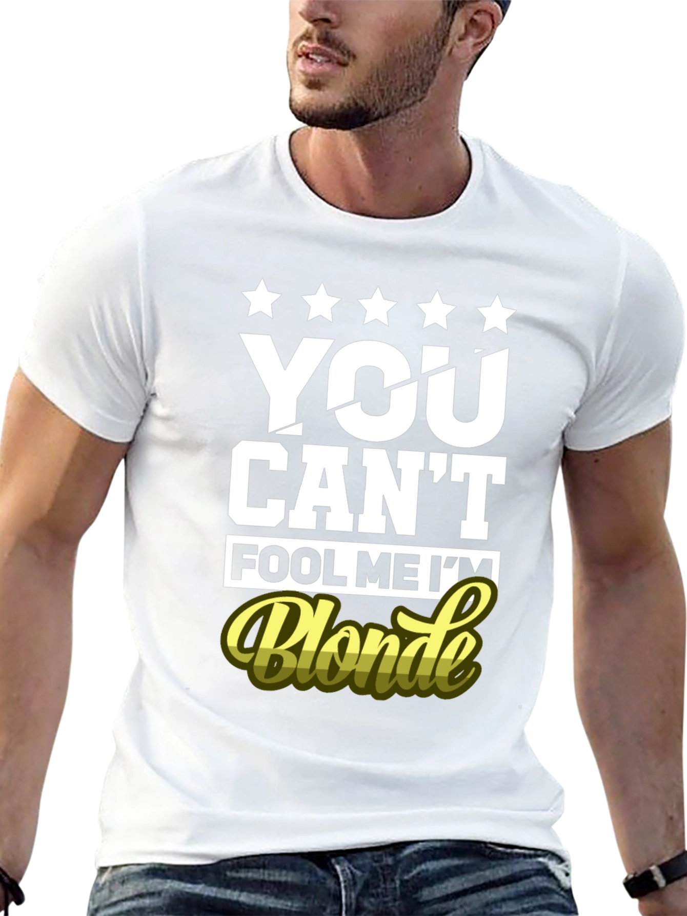 Black You Can't Fool Me I'm Blonde Graphic T-Shirt view 13