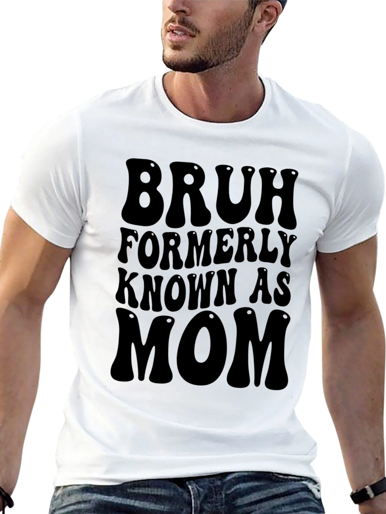 Black Bruh Formerly Known As Mom Graphic Tee view 13