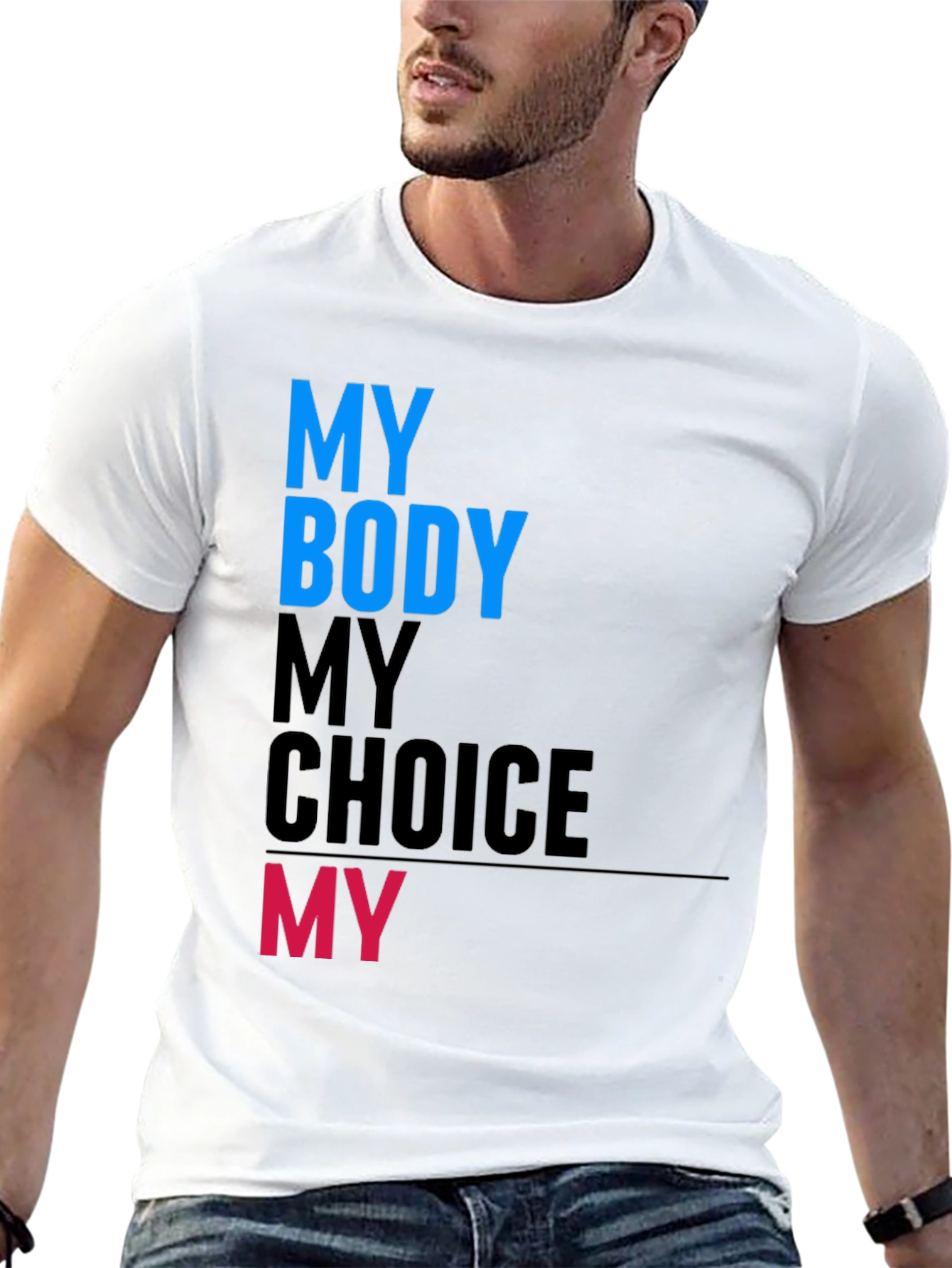 Black My Body My Choice Graphic Tee view 13
