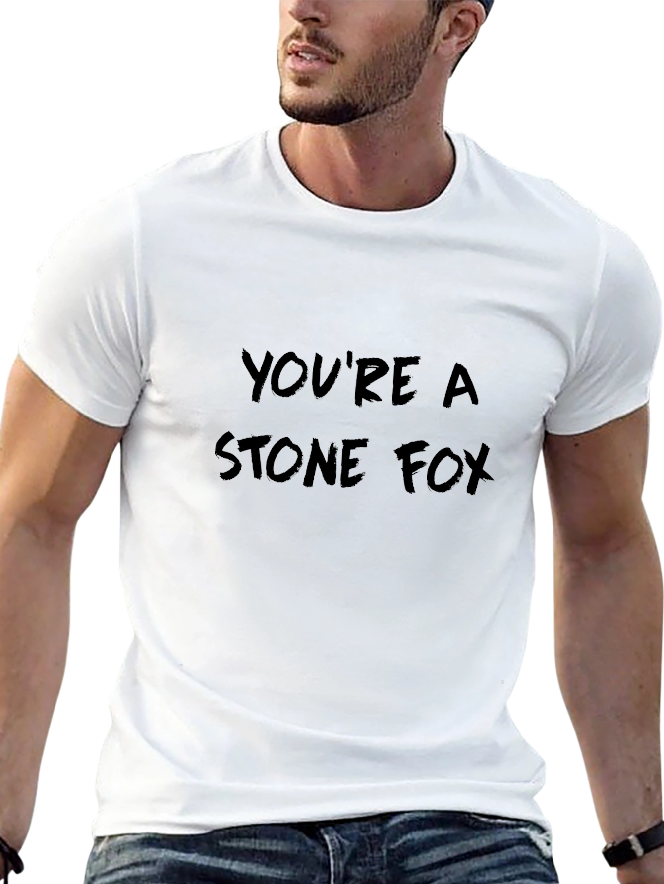 Black You're A Stone Fox Graphic Tee - Black view 13