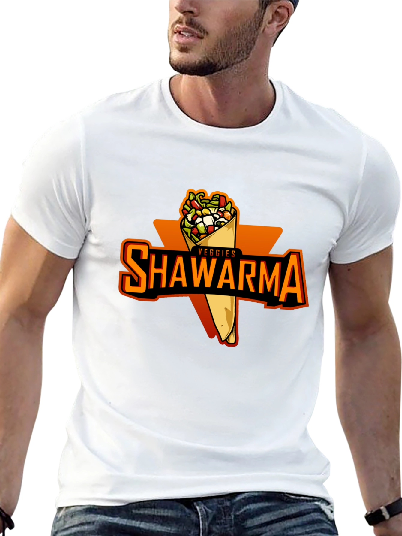 Veggie Shawarma T-shirt - Unisex Graphic Tee - 13