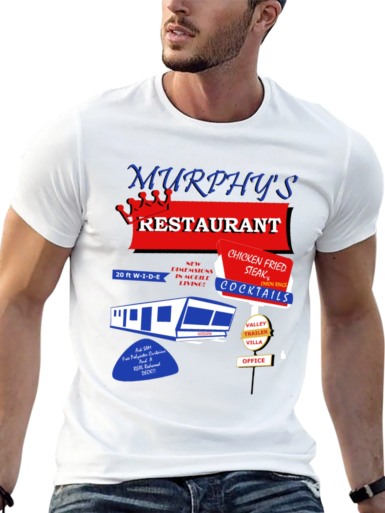Black Murphy's Restaurant T-Shirt view 13