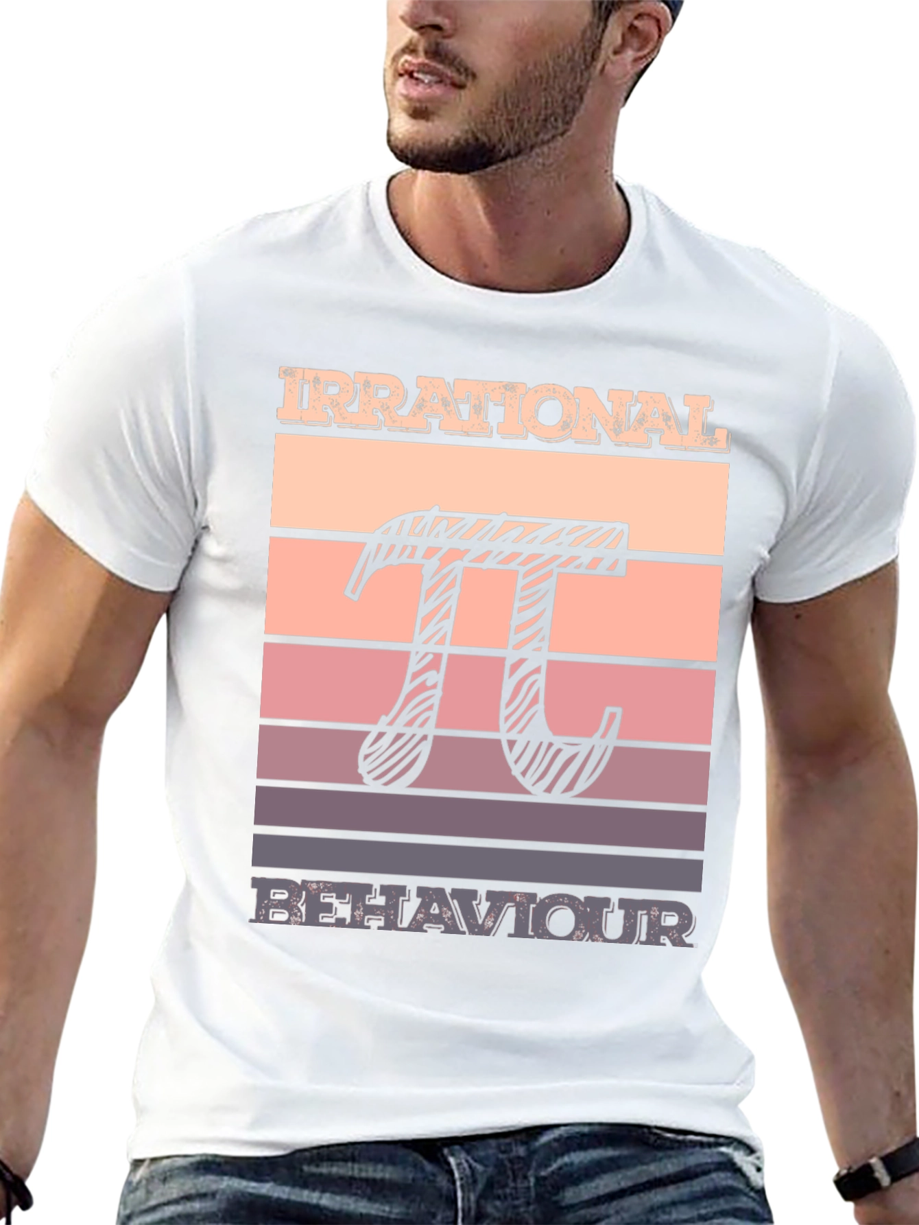 Black Irrational Behaviour T-Shirt - Pi Math Lover Tee view 13