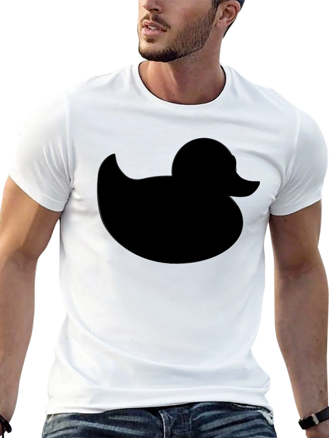 Black Black Rubber Duck Graphic T-Shirt view 13