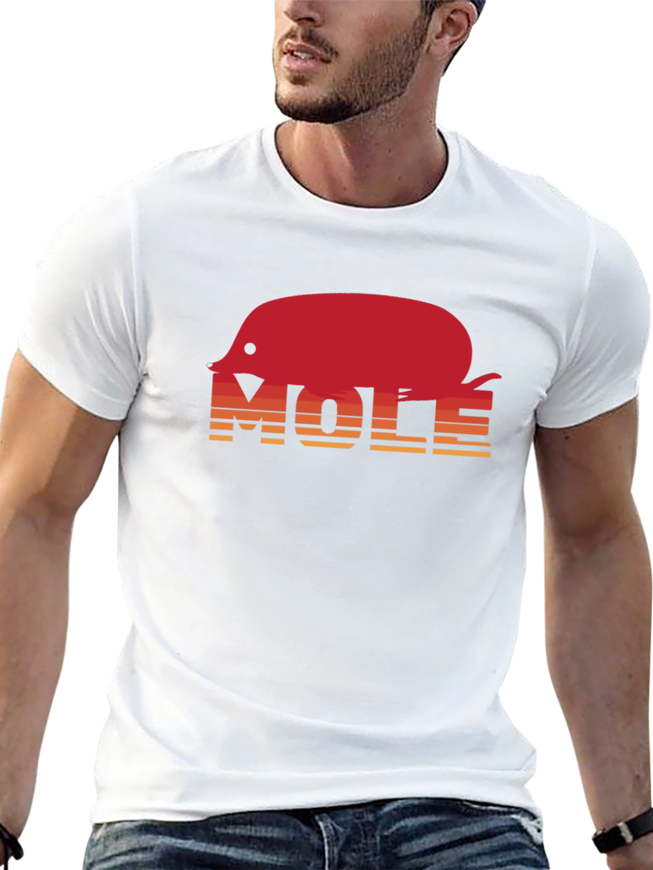 Black Mole Graphic Tee - Retro Style view 13