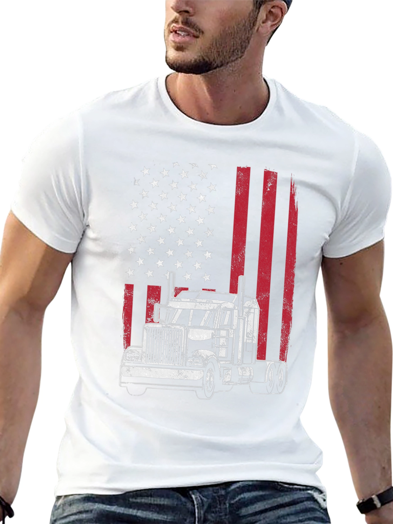 American Trucker Graphic Tee - 13