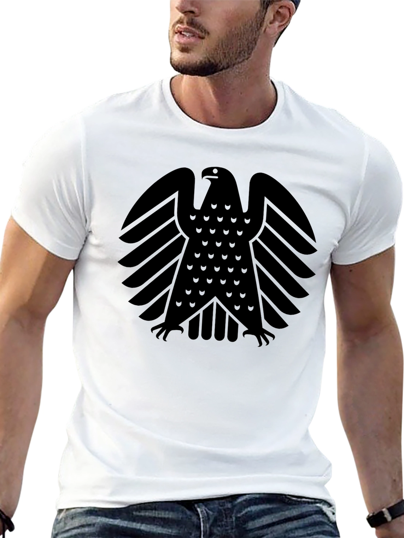 Black Black Eagle Graphic T-Shirt - Menswear view 13