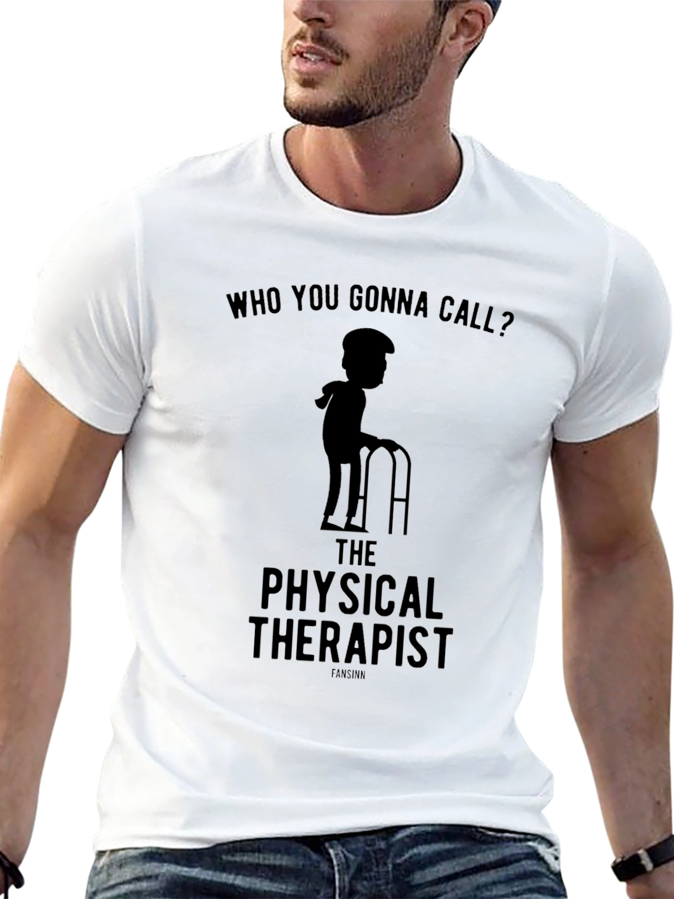 Black Physical Therapist T-Shirt - Funny Therapy Gift view 13