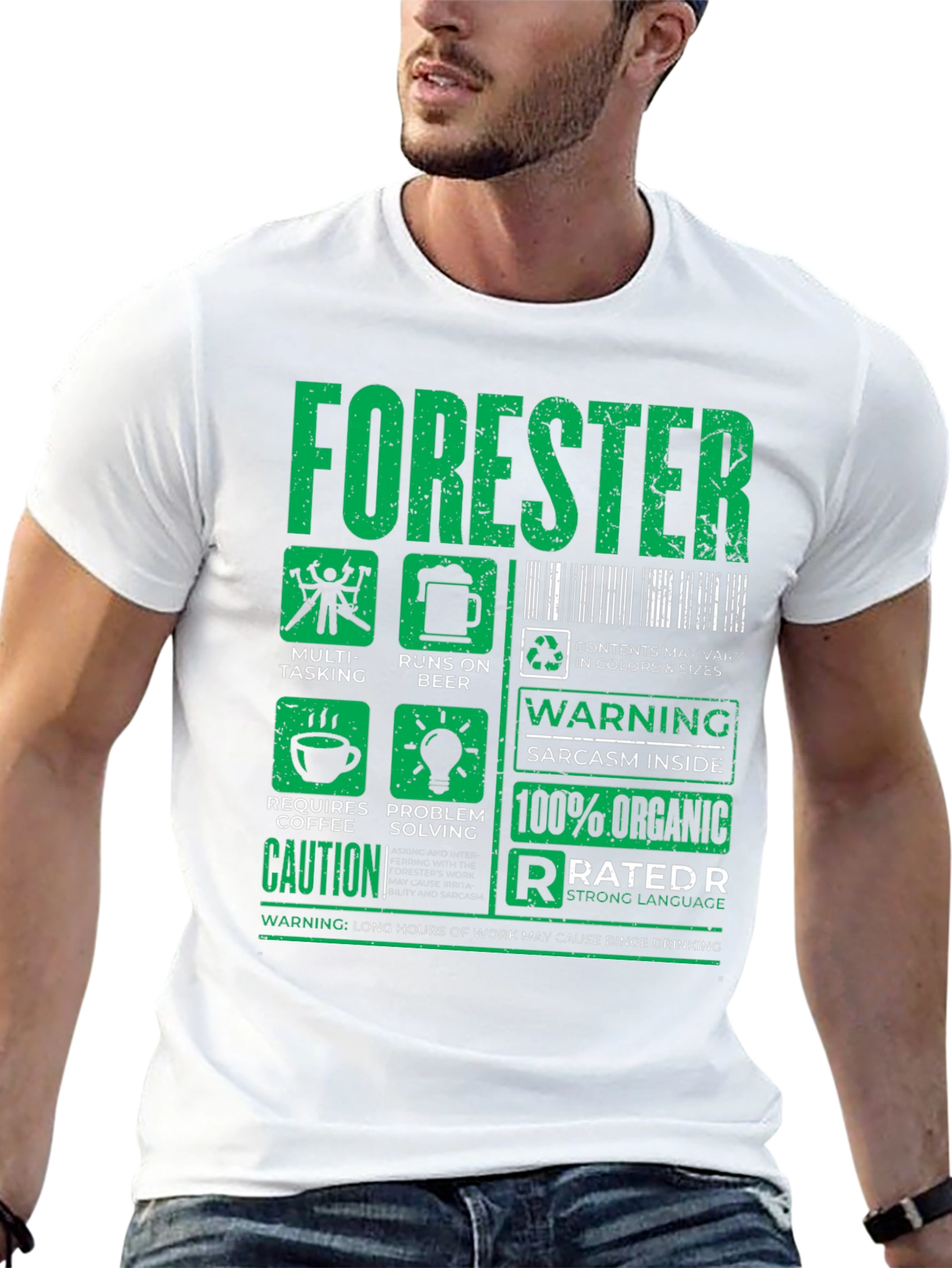 Black Forester Funny Job T-Shirt - Multi-Tasking, Runs on Beer! view 13