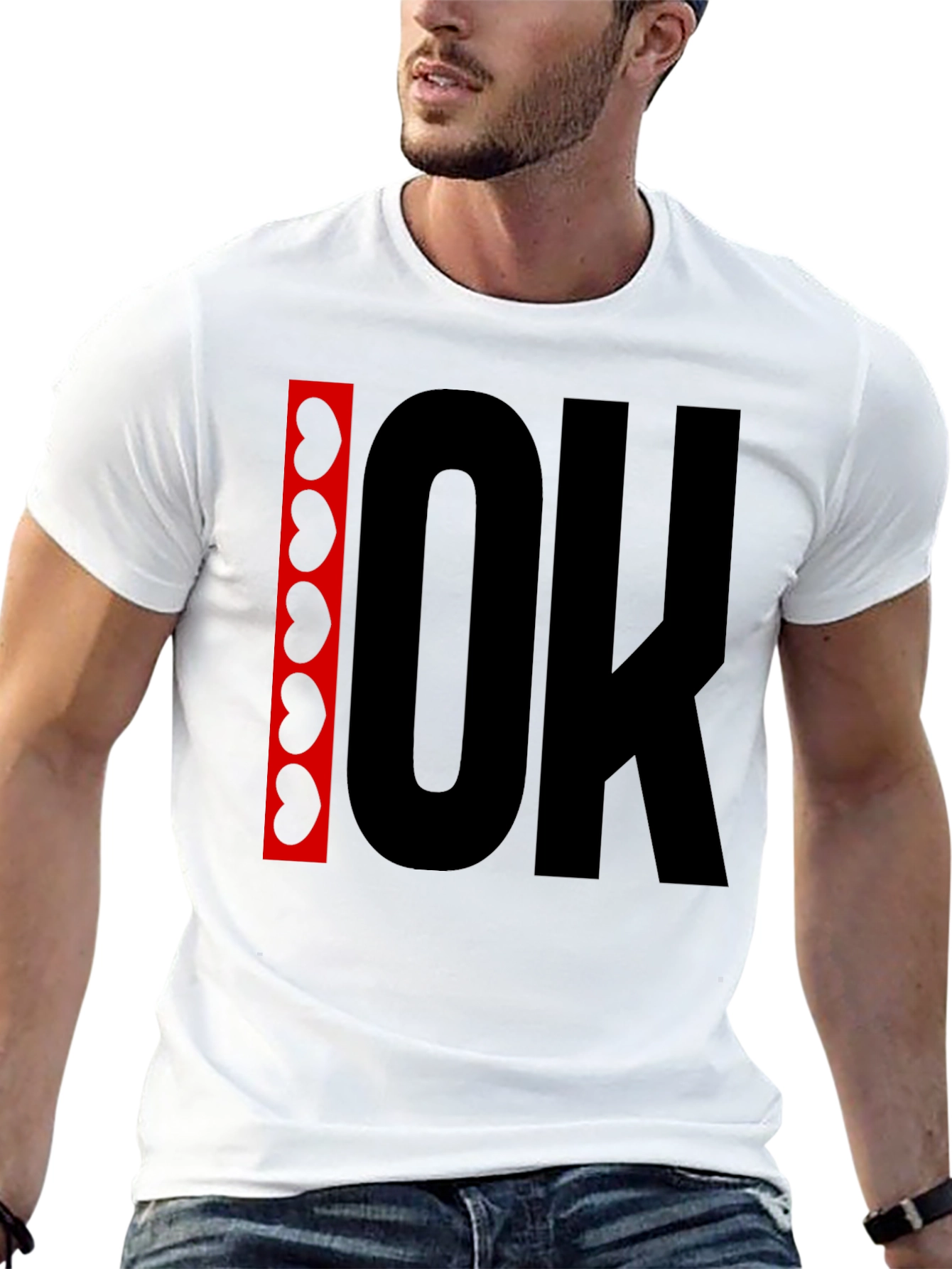 Black Funny Kidney OK Graphic T-Shirt - Unisex view 13