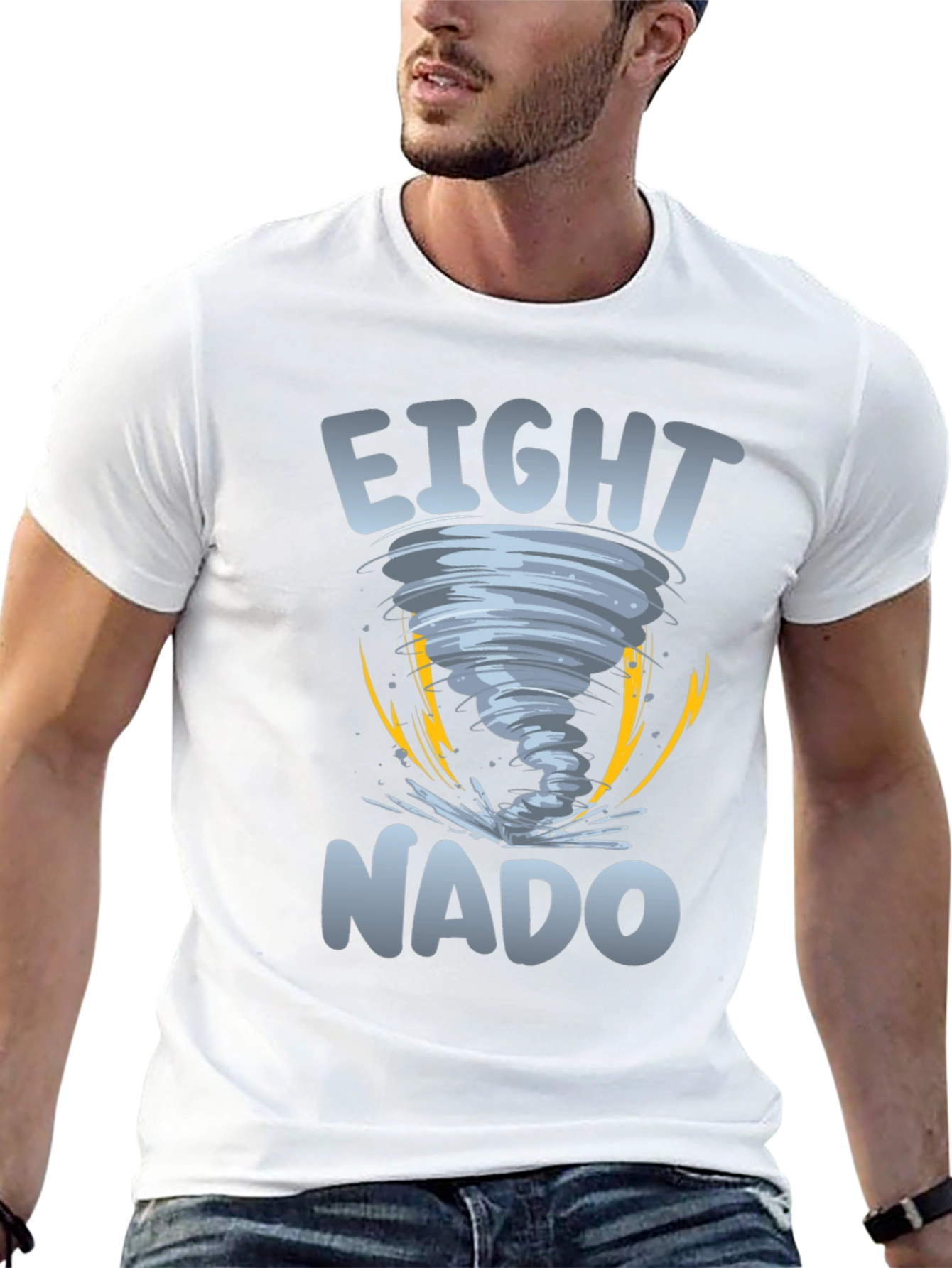 Black Eight-Nado Graphic Tee view 13