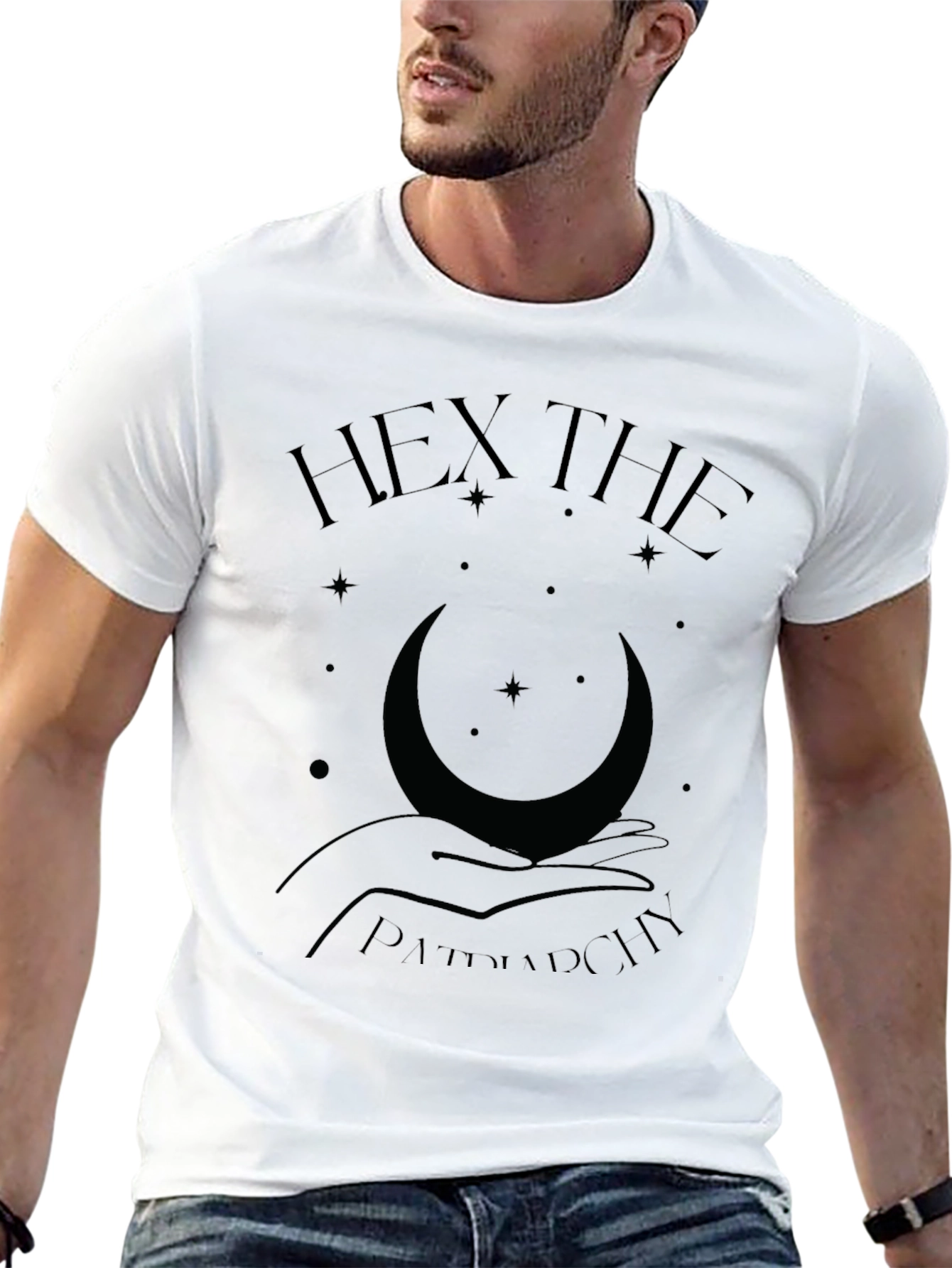 Black Hex the Patriarchy Graphic Tee view 13